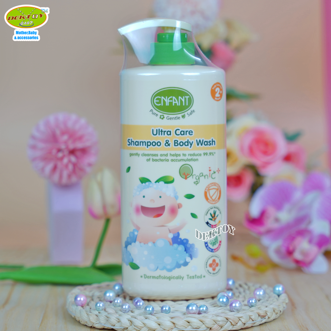 ENFANT (อองฟองต์) ขวด แชมพูและอาบน้ำ 2 ปีขึ้นไป Ultra Care Shampoo & Body Wash 500 ml.