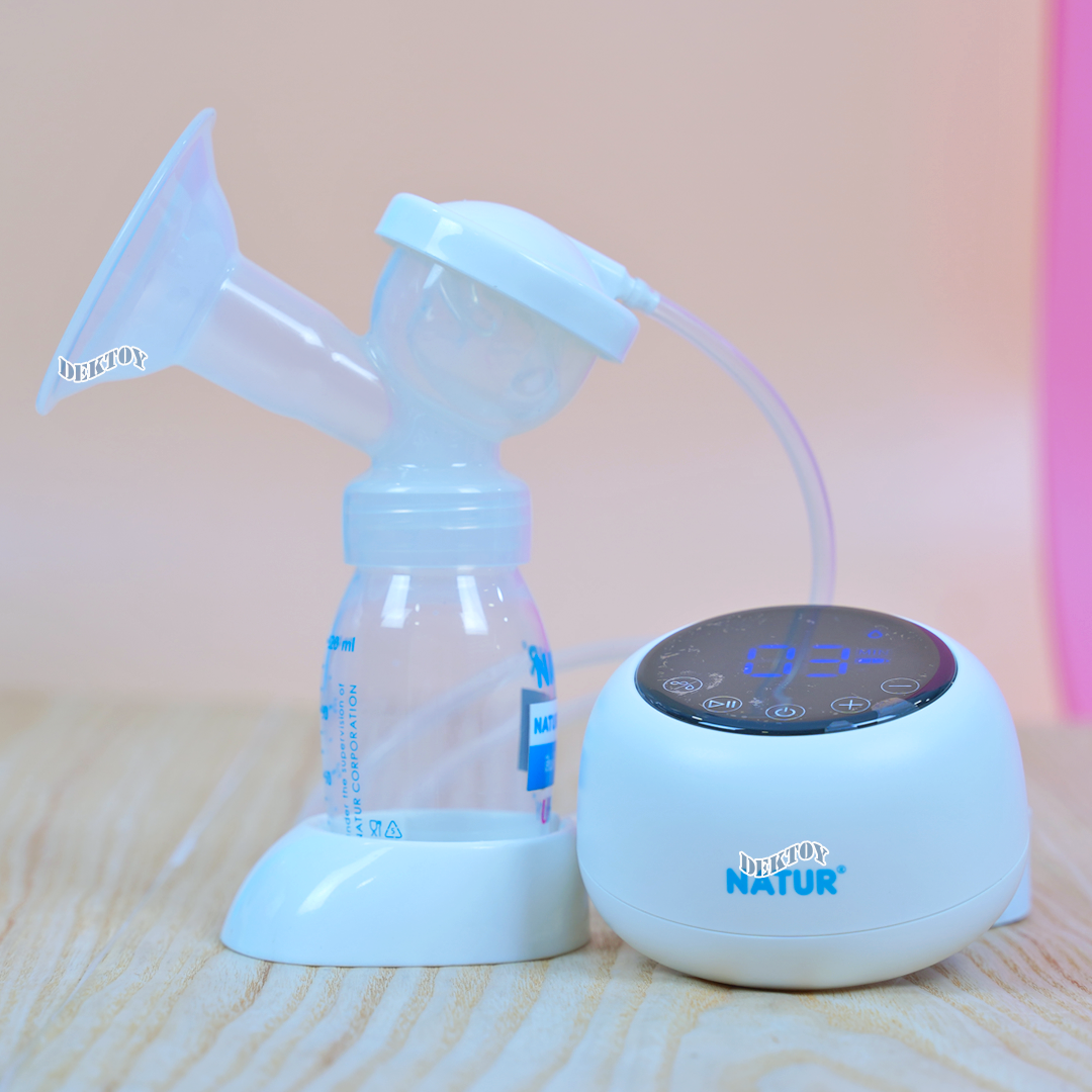 NATUR เนเจอร์ เครื่องปั๊มนมไฟฟ้าเนเจอร์เดี่ยว รุ่น M2 เสียงเงียบ ประกันศูนย์ 24 เดือน