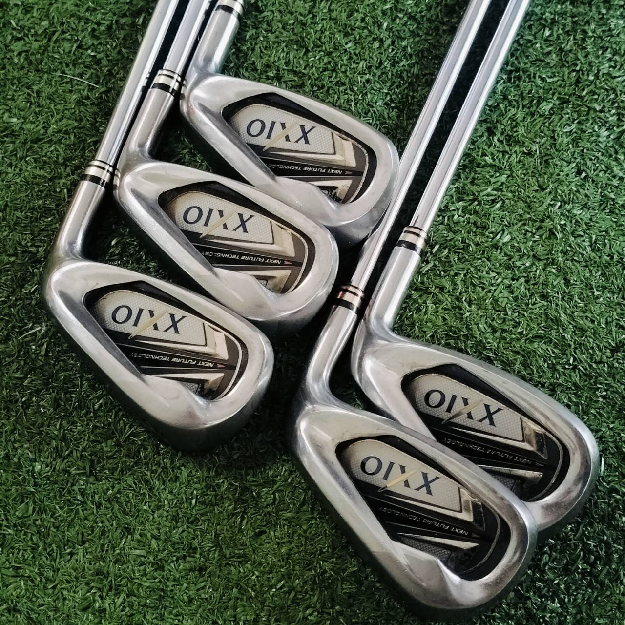 ชุดเหล็กหน้าเด้ง XXIO 7 มีเหล็ก 6 7 8 9 PW ก้าน NSPRO FLEX S กริพ GOLF PRIDE ทุกชิ้น ติดรางวัลอันดับ 1 ในญี่ปุ่นทุกเล่ม ไม้กอล์ฟพรีเมี่ยมมือสอง ของแท้ By NakaraLuxurious
