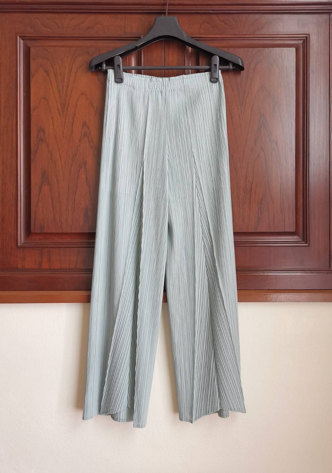 ยาว 36นิ้ว!! 2MUAY รุ่น GJO2088-1 กางเกงอัดพลีทงานคุณภาพ CROPPED WIDE LEG PLEATED PANTS 13สี FREE SIZE