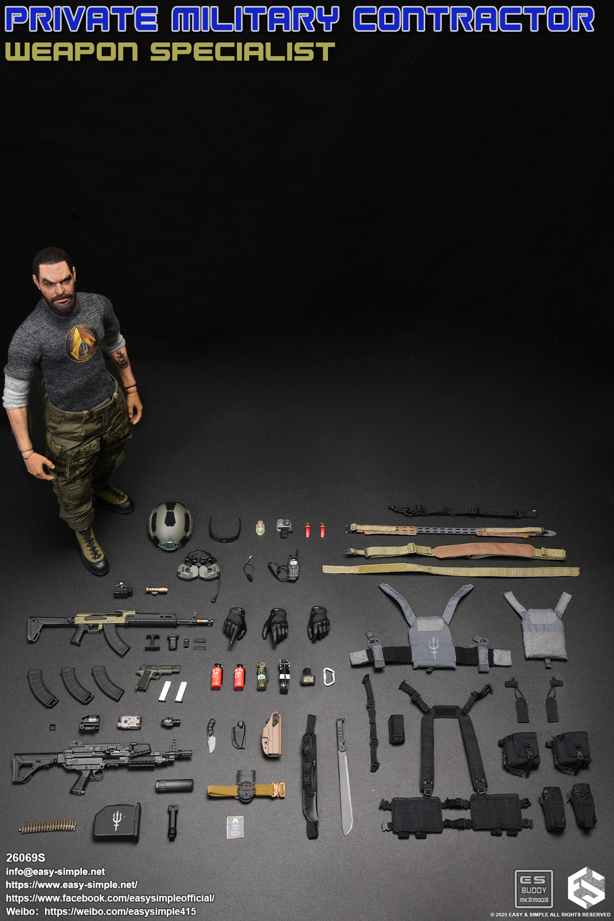 [สั่งจอง] Easy&Simple 26069S Private Military Contractor Weapon Specialist
