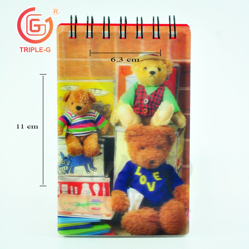 Triple-G สมุดโน๊ตอเนกประสงค์ ลาย 3 มิติแฟนซี รุ่น A7-1