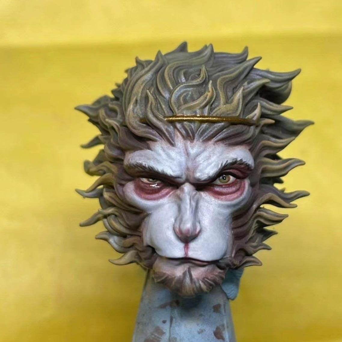 [พร้อมส่ง ] c.tudio 1/12 : Wukong custom Head เวอร์ชั่นหัวดิบไม่ลงสี - มีให้เลือก 4 แบบ