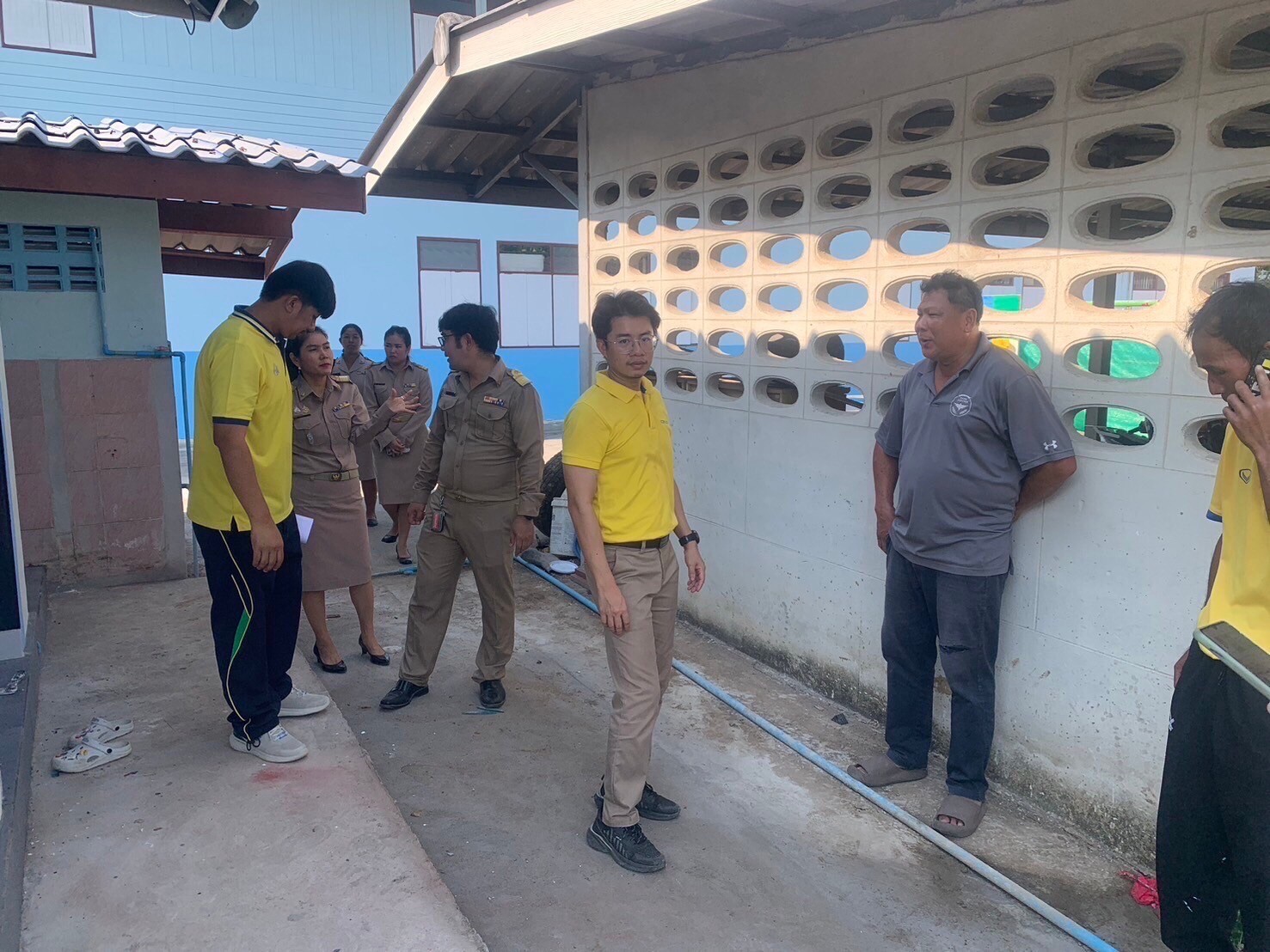 งานสร้างห้องน้ำ รร.วัดหนองเสือ อ.บ้านโป่งจ.ราชบุรี