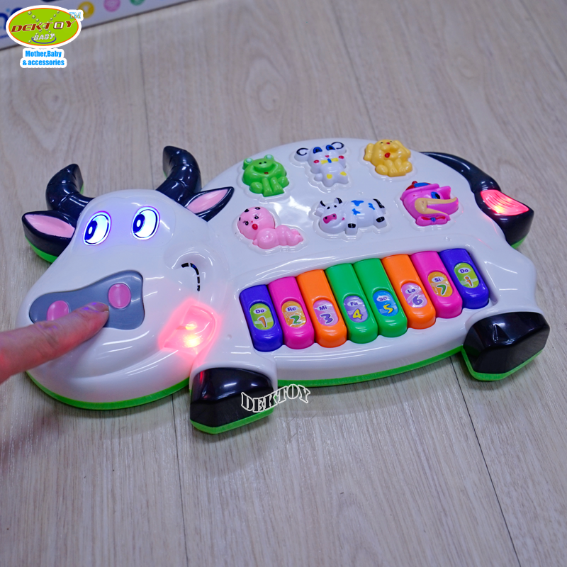 ของเล่นเด็กเปียนโน วัว