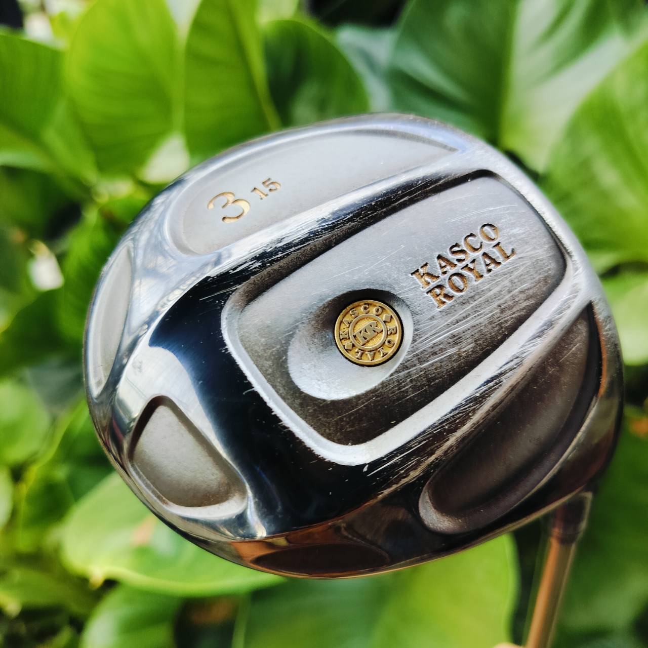 FW3 KASCO ROYAL องศา 15 ก้านเบา 49 กรัม FLEX R มี COVER แท้ ตัว ROYAL เป็นตัวที่ KASCO ผลิตออกมา แบบพรีเมี่ยม หรูหราที่สุด ไม้กอล์ฟพรีเมี่ยมมือสอง ของแท้ By NakaraLuxurious