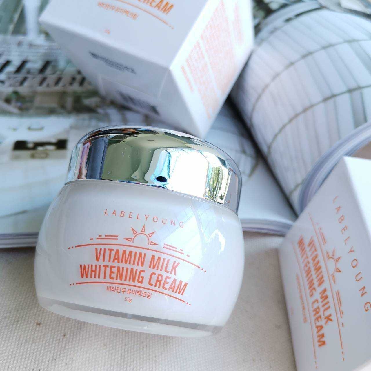 LABELYOUNG Vitamin Milk Whitening Cream 55g ครีมน้ำนมเข้มข้น