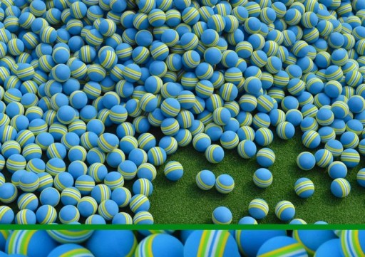 12 FOAM GOLF BALLS ลูกกอล์ฟโฟม สำหรับฝึกหัดตีกอล์ฟ PGM Q007 ( 1 แพค บรรจุ 12 ลูก )