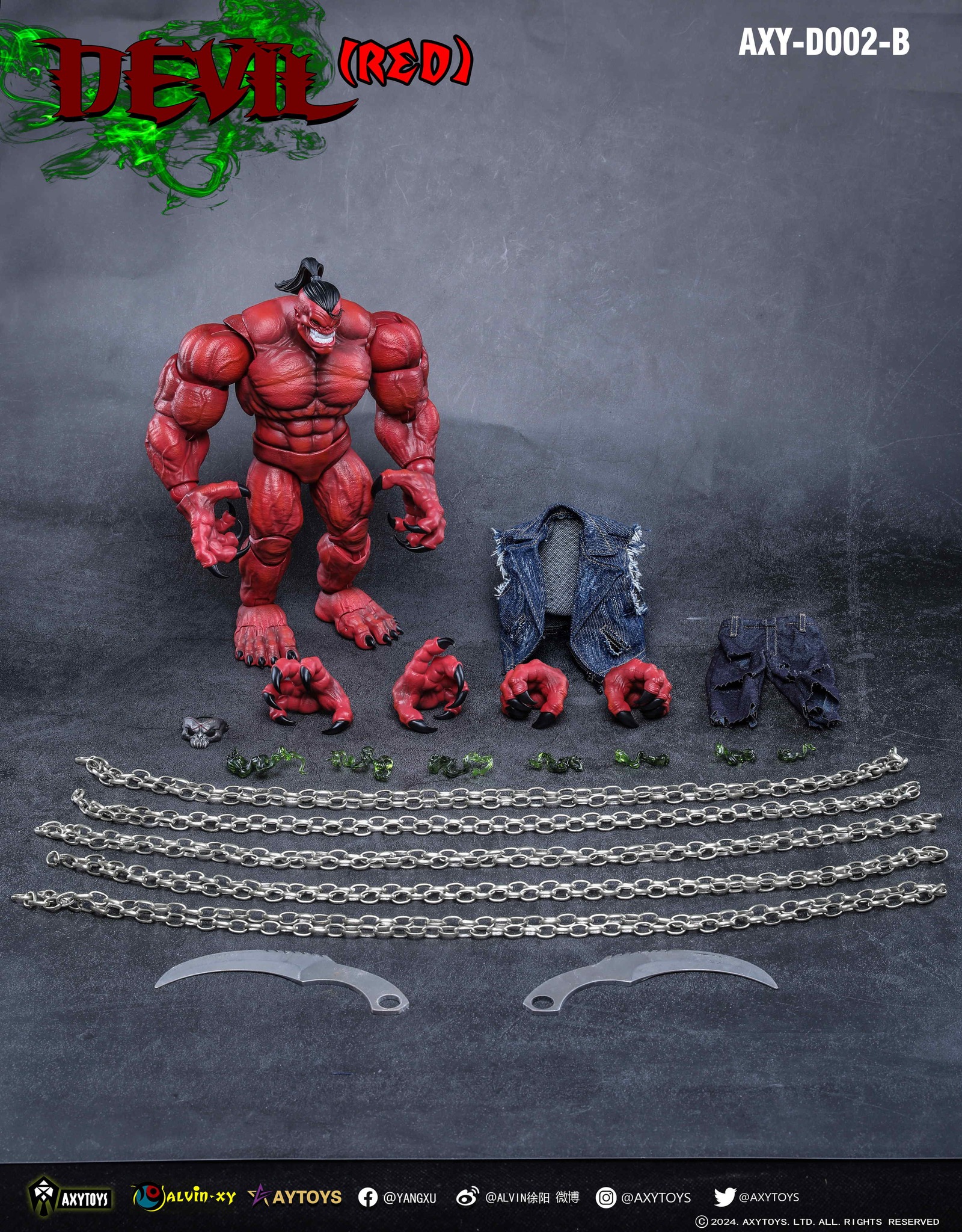[พร้อมส่ง]AXYTOYS : Devil - มีใม้เลือก 2แบบ - AXY-D002-B /AXYTOYS : Devil - AXY-D001-B