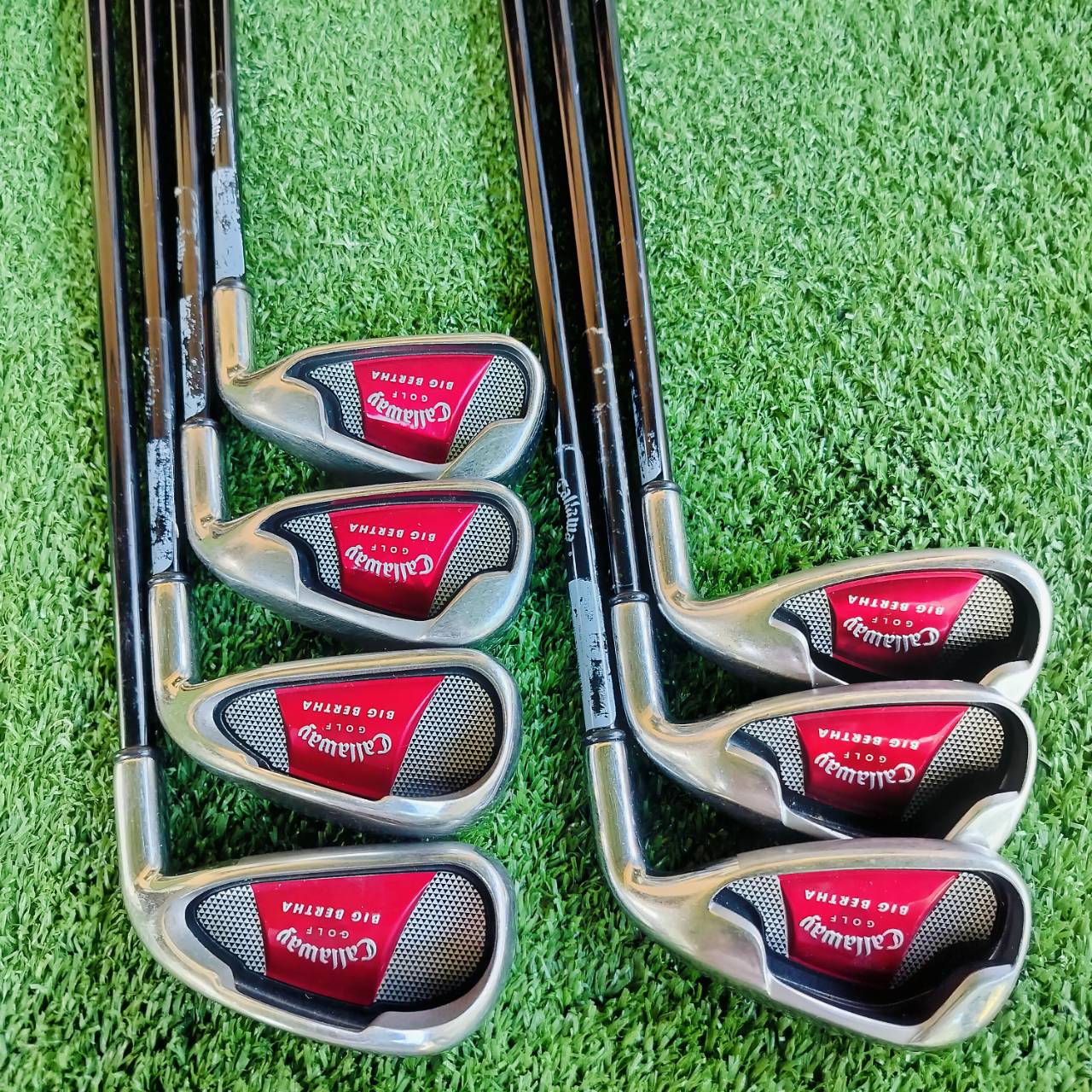 ชุดเหล็ก CALLAWAY BIG BERTHA มีเหล็ก 4-9 เเละ PW SW เป็นชุดเหล็กที่ดีสุดๆของ Callaway ไม้กอล์ฟพรีเมี่ยมมือสอง ของแท้ By NakaraLuxurious