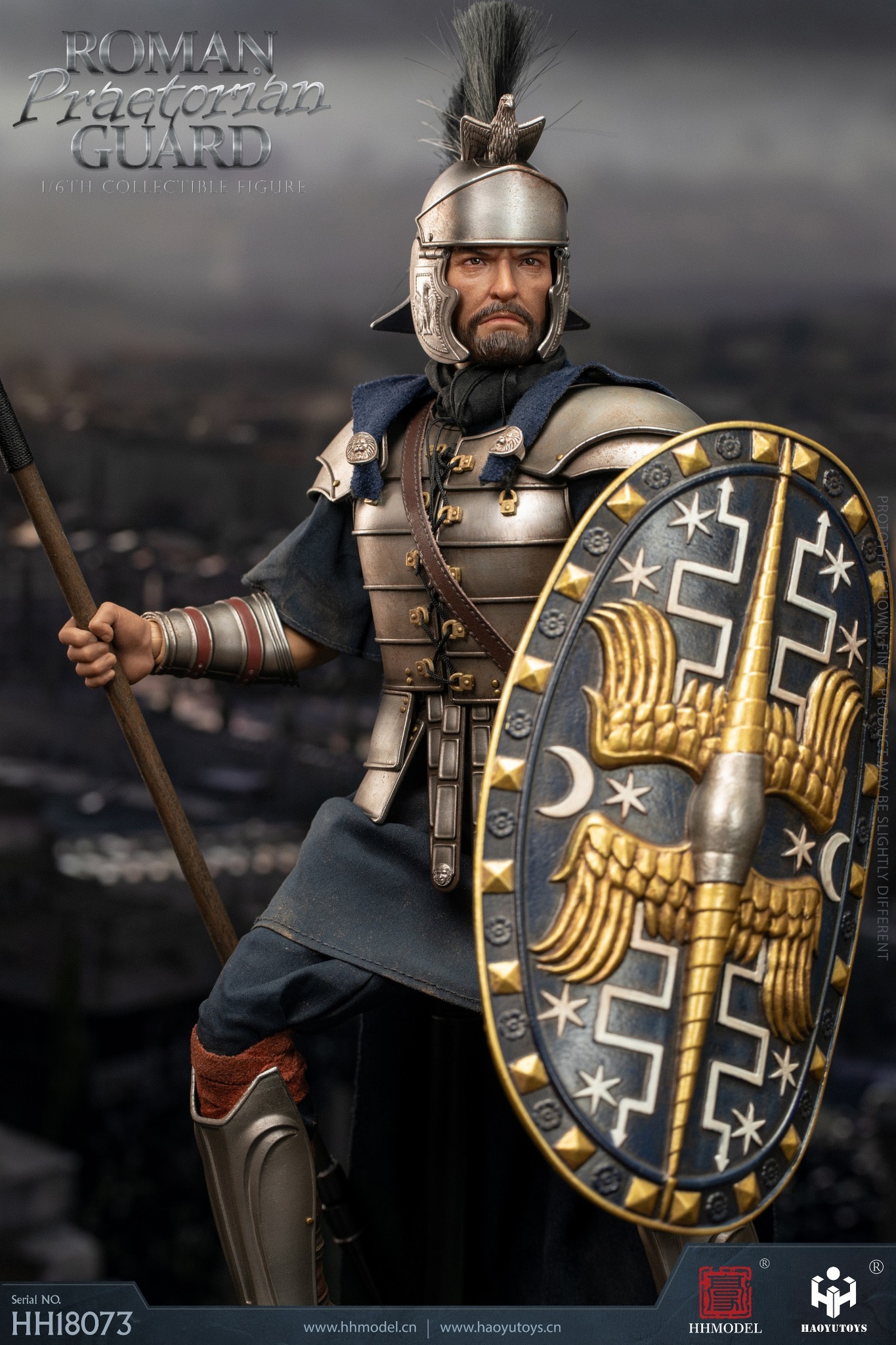 [สั่งจอง] HHMODEL & HAOYUTOYS HH18073 1/6 : Imperial Legion - Silver Armored Roman Guard