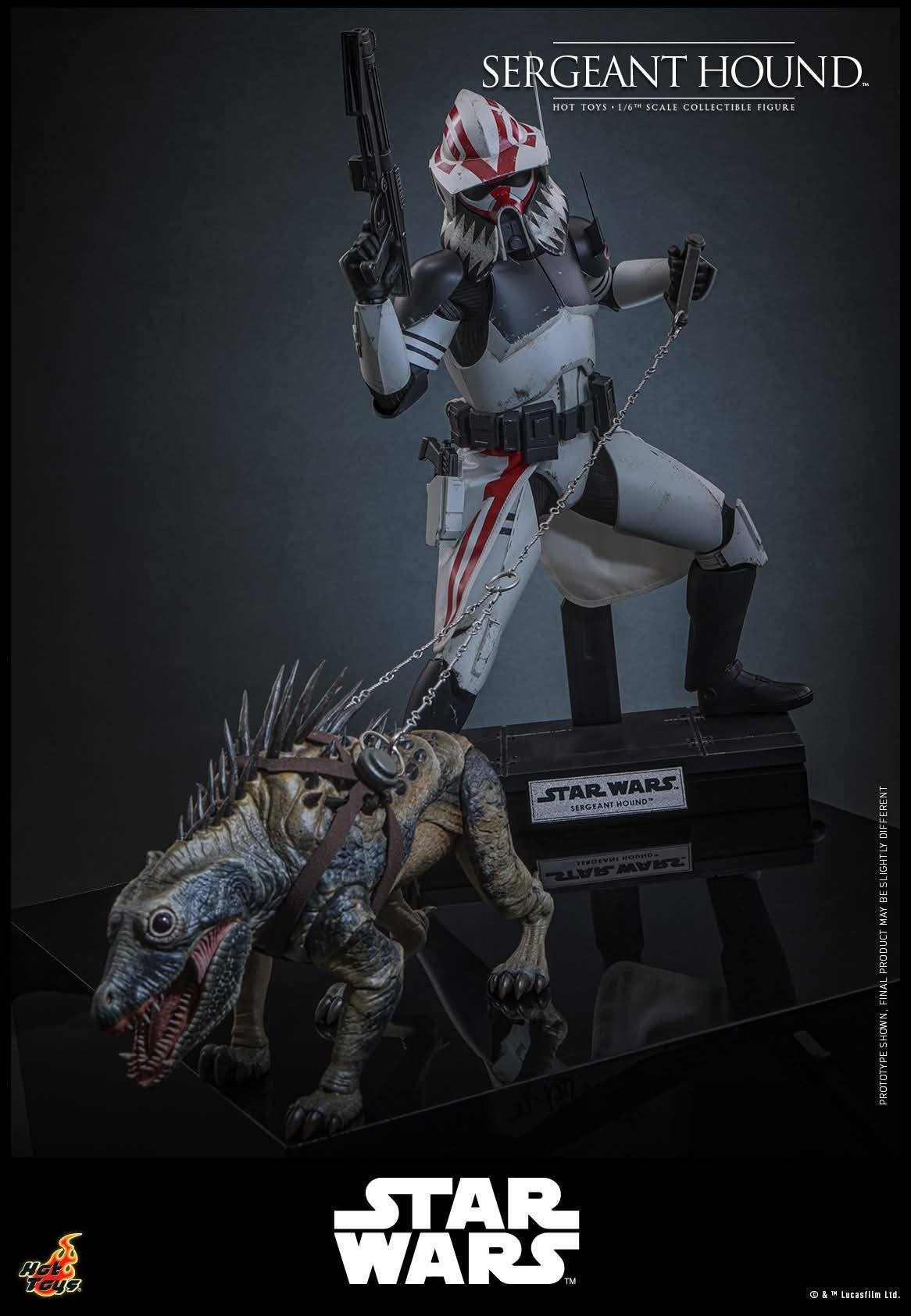 [สั่งจอง]HOT TOYS TMS167 1/6 : Sergeant Hound Collectible Figure [Star Wars: The Clone Wars]