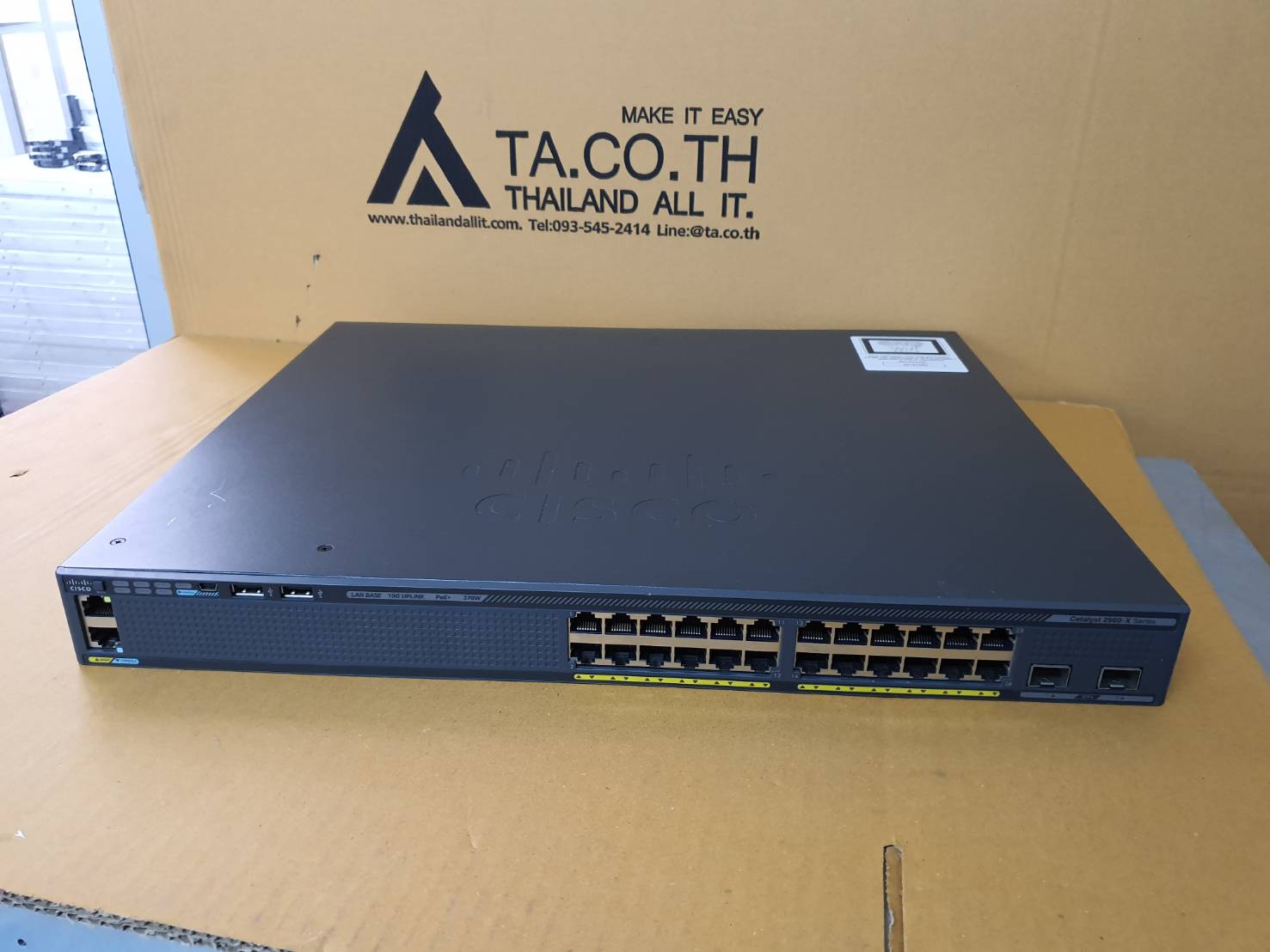 Cisco WS-C2960X-24PD-L PoE 2 x 10G SFP+