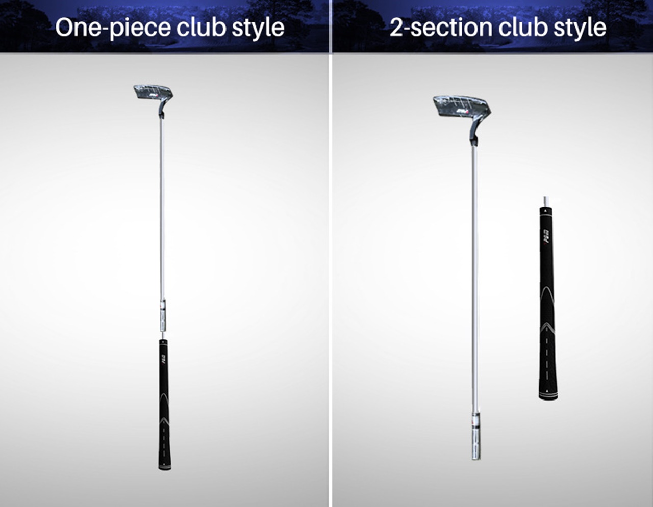 PUTTER PGM TUG025 G300 รุ่นใหม่ล่าสุด ดีไซน์สปอร์ต เท่มาก สีดำ SUPER ELASTICITY