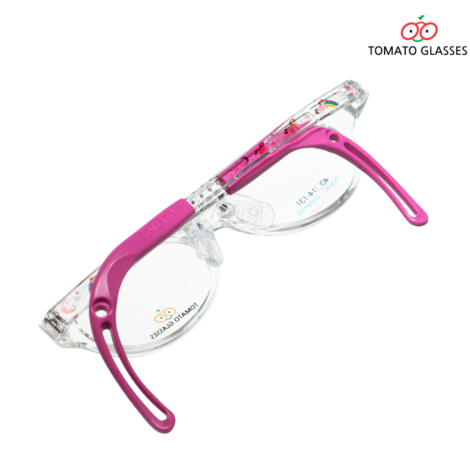 แว่นสายตาเด็กTomato Glasses TKAC509 size 40 Clear Unicron