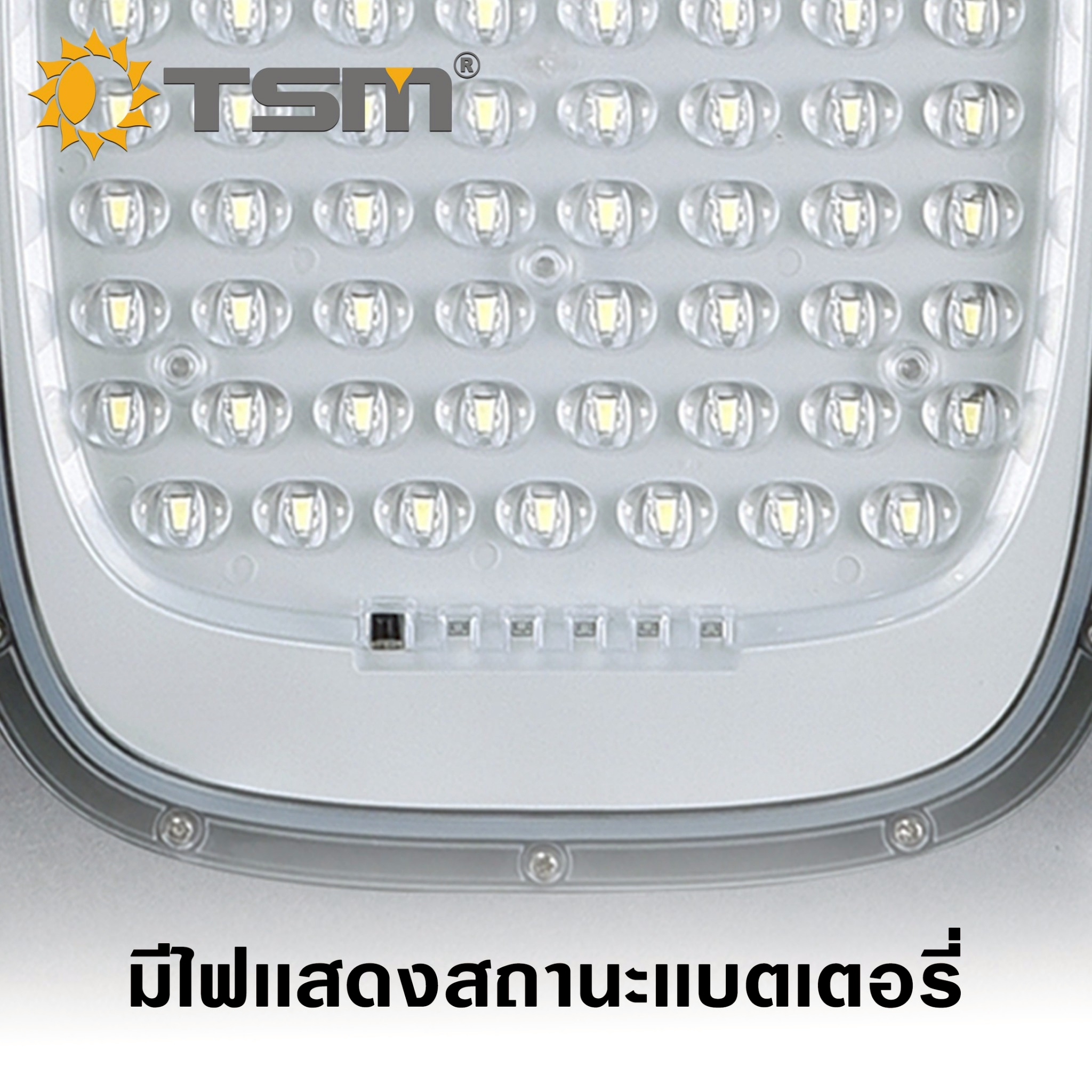 โคมไฟถนนโซล่าเซลล์ ไฟถนนโซล่าเซลล์ แผงโมโนคริสตัลไลน์ ความสว่างสูง กำลังไฟ 650W และ 950W มาพร้อมอุปกรณ์ในการติดตั้ง