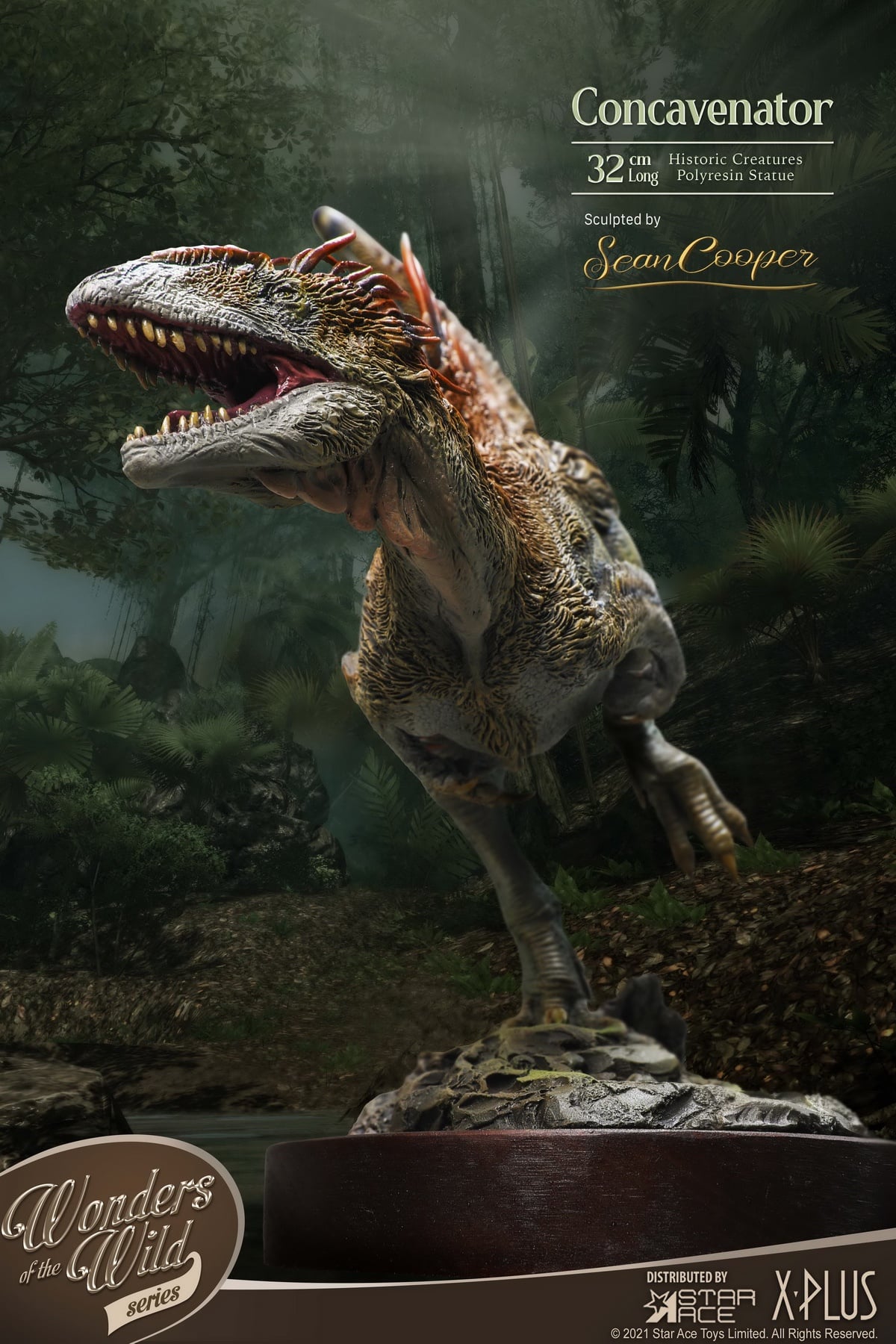 [สั่งจอง] X-Plus / STAR ACE SA5002 : WONDER WILD series Concavenator Statue