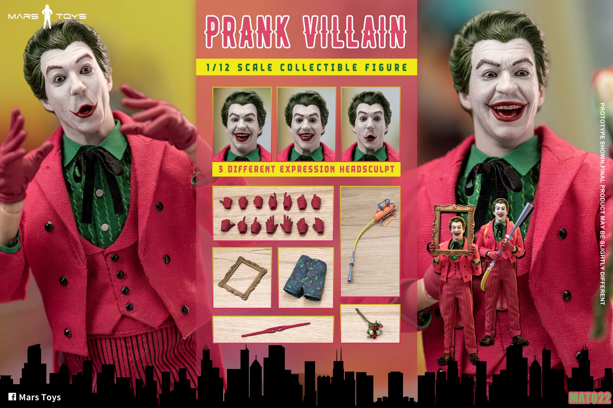 [สั่งจอง] Mars Toys MAT022 1/12 : Prank Villain