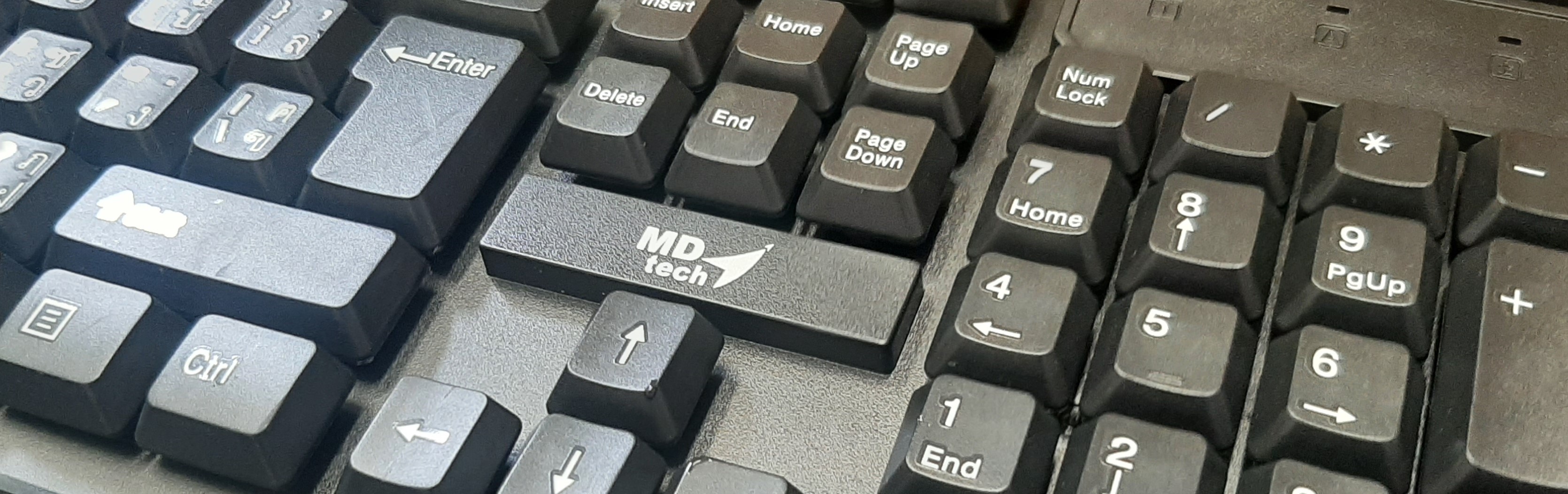 คีย์บอร์ด MD-TECH (KB-670) Black มือสอง มีประกัน