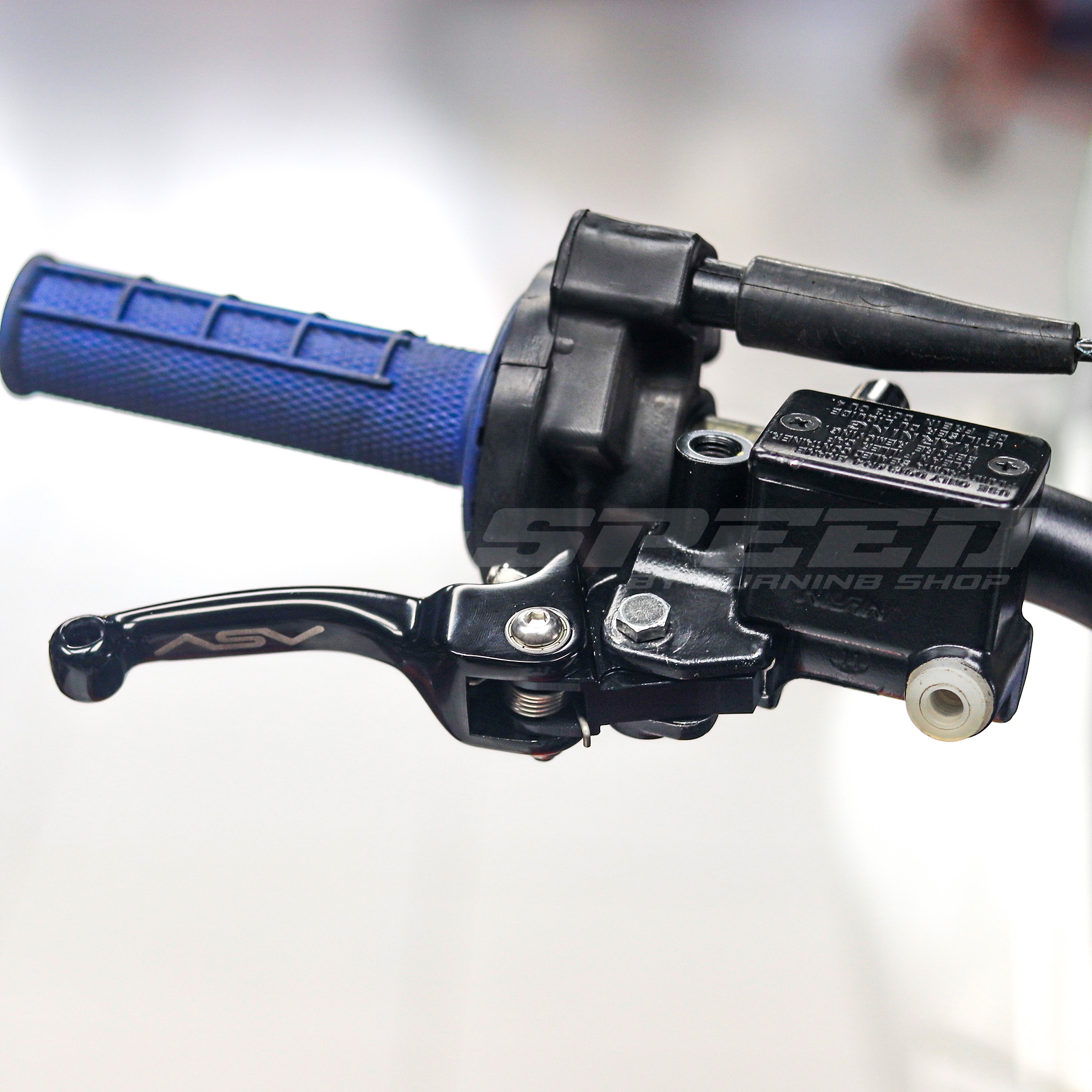 มือเบรค/คลัทต์ ASV สำเนาตรงรุ่น KLX140L/G/RF - สีดำ