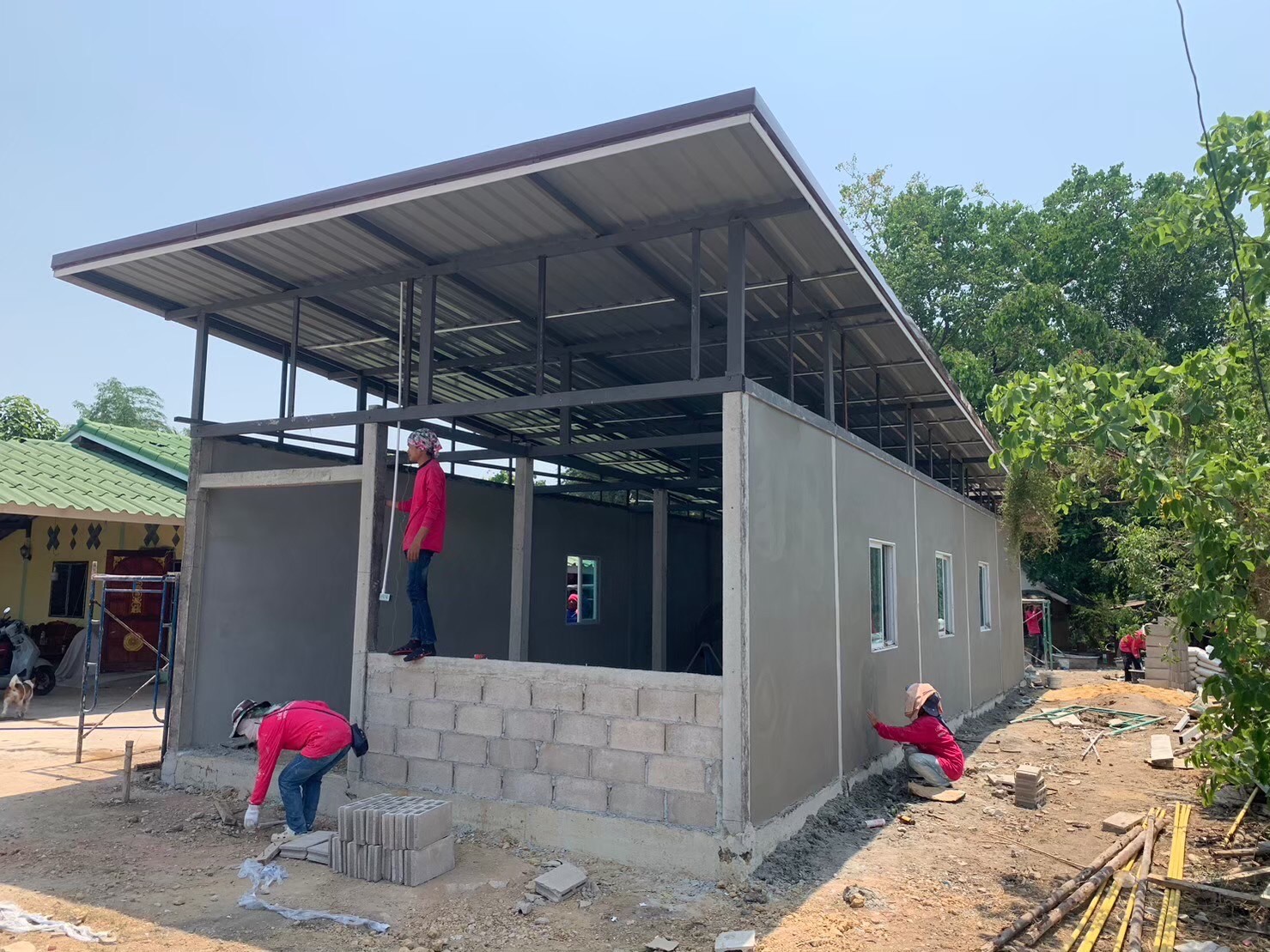 งานสร้างบ้านให้สามเณรพราหมณ์