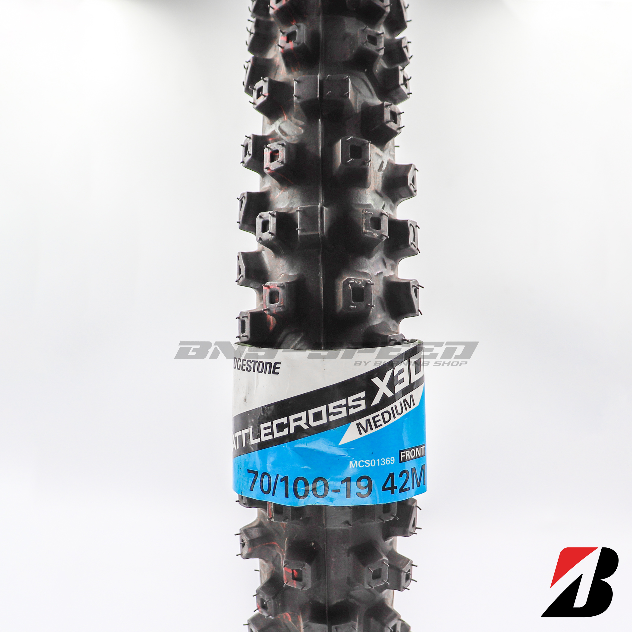 ยาง Bridgestone X30 Medium 70/100-19 (ยางปี 22)