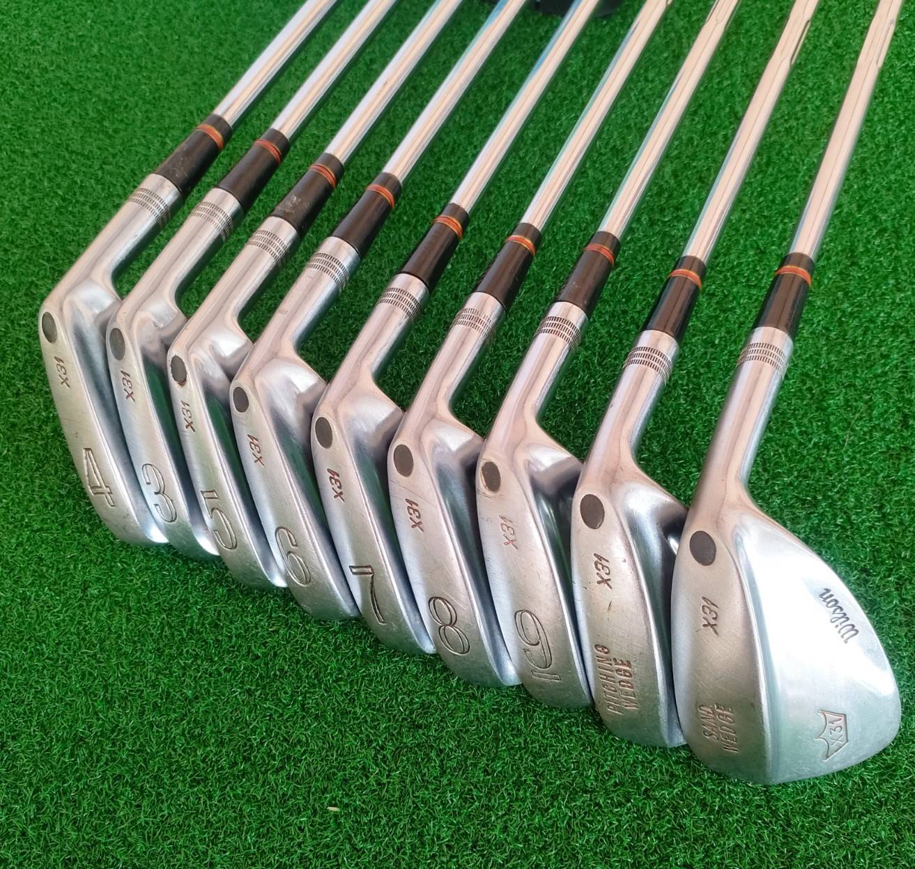 ชุดเหล็ก WILSON X31 มีเหล็ก 4-9 เเละ PW SW ก้าน POWER GROOM MADE IN JAPAN