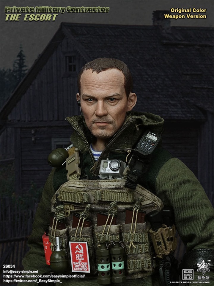 [สั่งจอง]Easy&Simple 26034B 1/6 Scale PMC The Escort (Original/Camo weapon color Ver.)