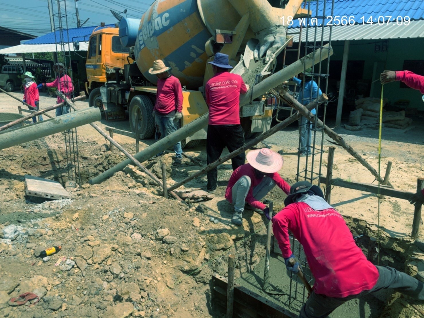 งานก่อสร้างห้องแถว จำนวน5ห้อง อ.บ้านโป่ง จ.ราชบุรี