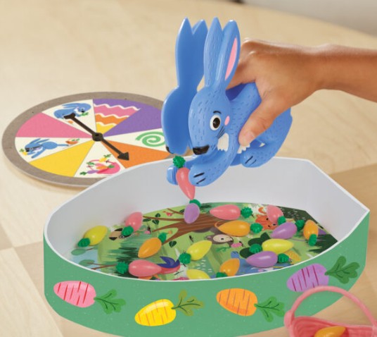 เกมกระต่ายน้อยตามล่าหาแครอท ของเล่นเสริมพัฒนาการ ,ของเล่นเสริมทักษะ,ของเล่นเด็ก, สื่อการสอนอนุบาล