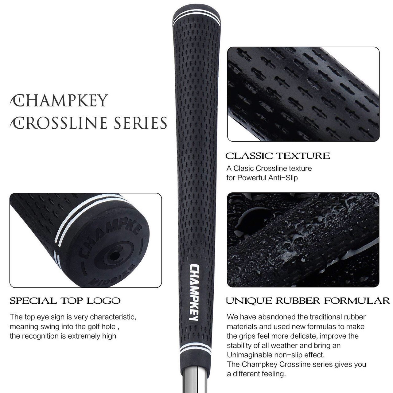กริฟไม้กอล์ฟพรีเมี่ยม GRIP CHAMPKEY GCK005