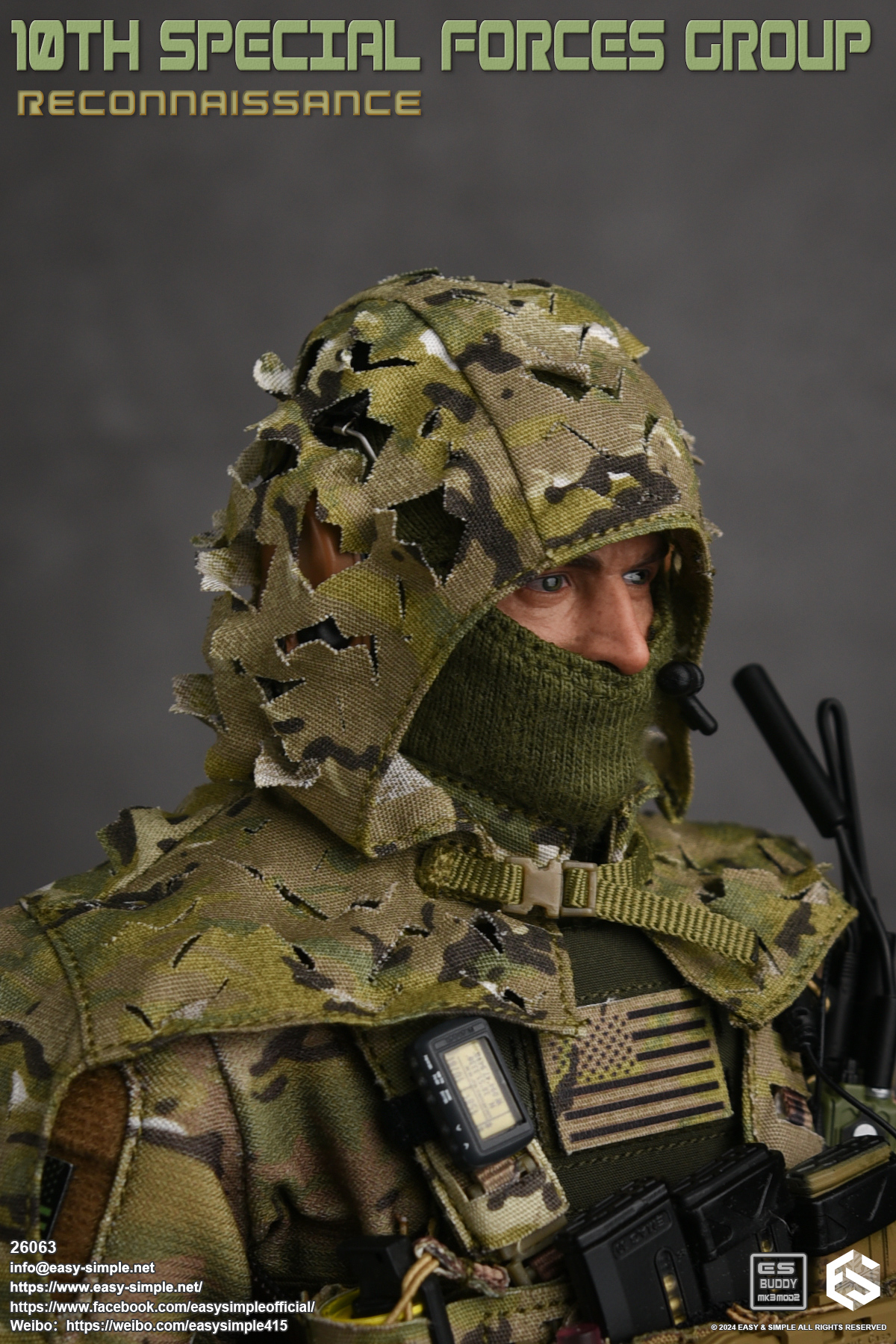 [สั่งจอง] Easy&Simple 26063 1/6 : 10TH SPECIAL FORCES GROUP Reconnaissance