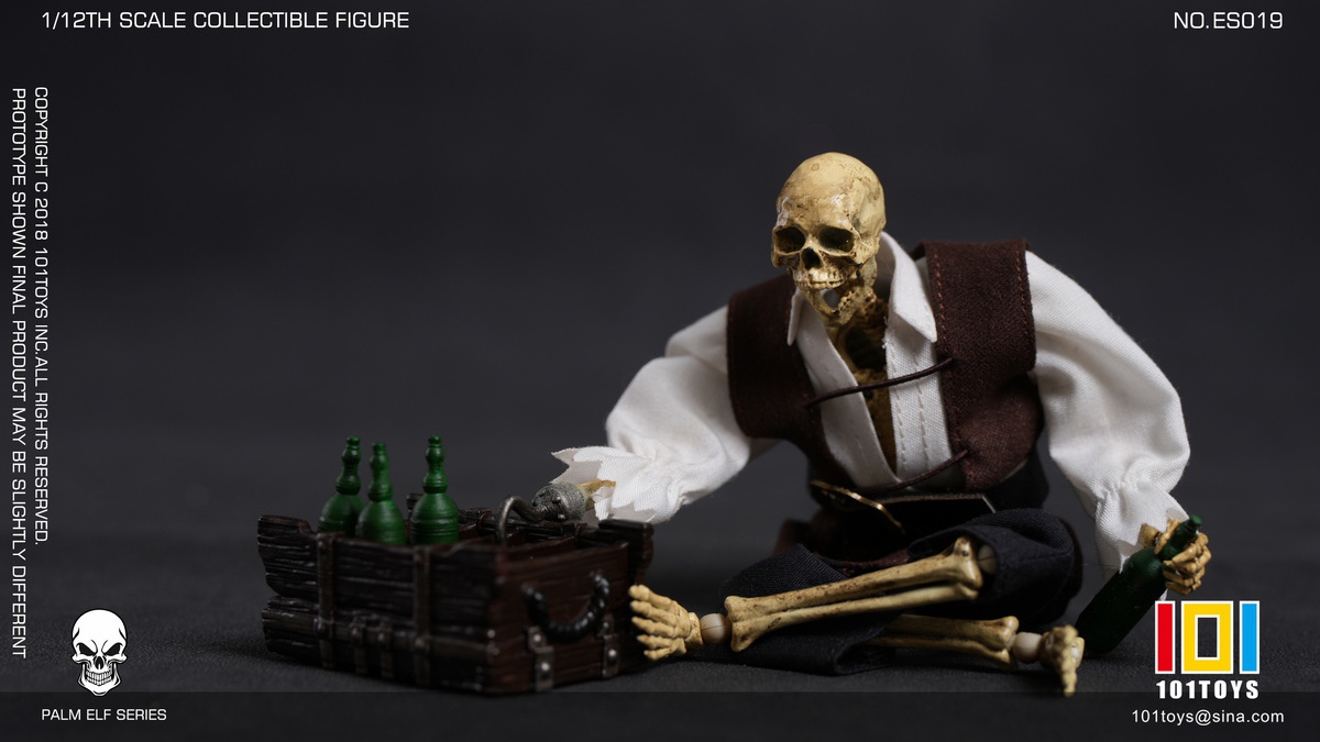 [สั่งจอง]101TOYS 1/12 : PALM ELF SERIES - Skeleton Pirate