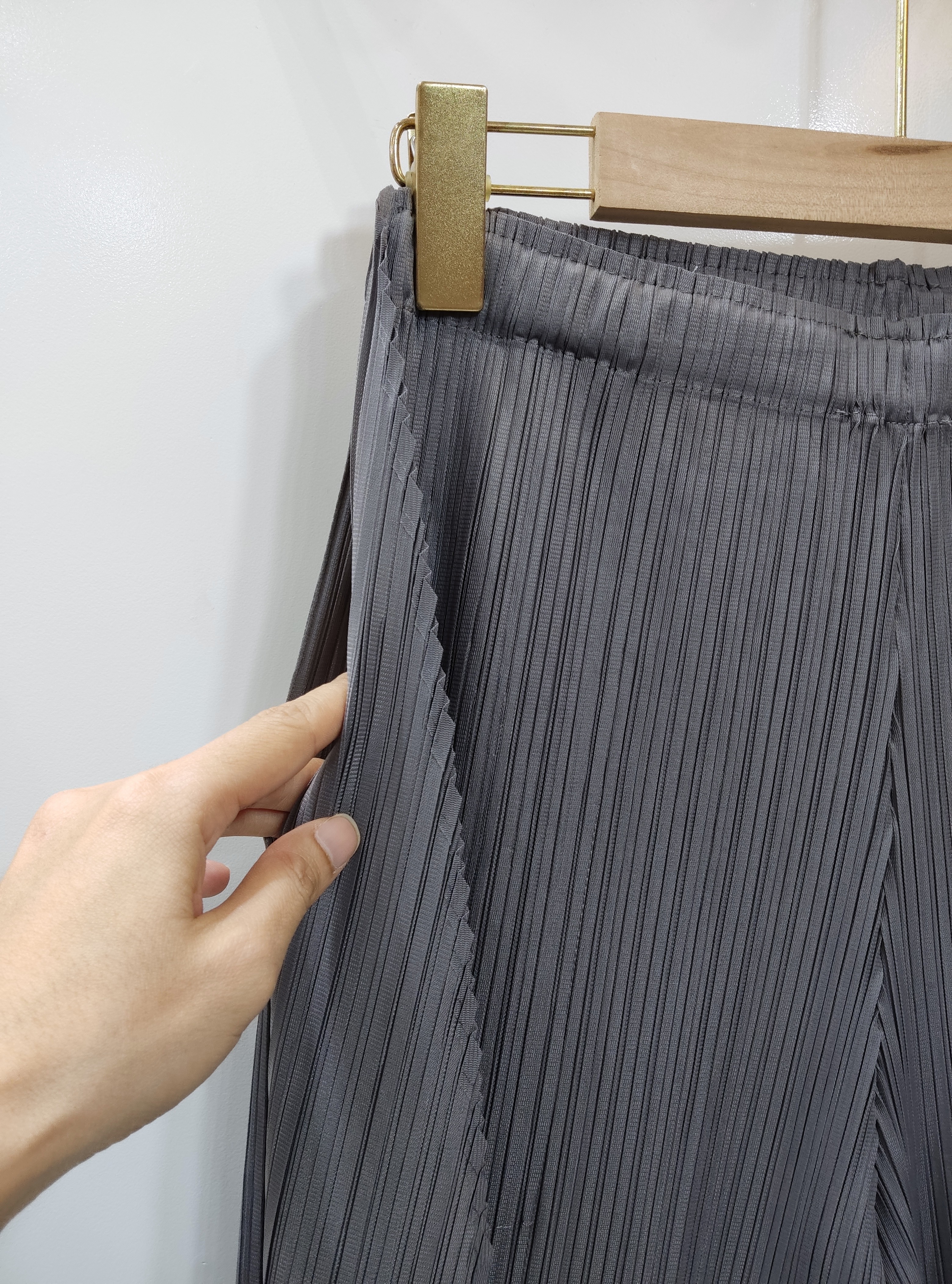 ปรับราคาลง20%!! ยาว36 นิ้ว! 2MUAY รุ่น GJO5196-9 กางเกงพลีทคุณภาพ STRAIGHT LEG DRAPED SIDE PLEATED PANT 5 สี FREE SIZE