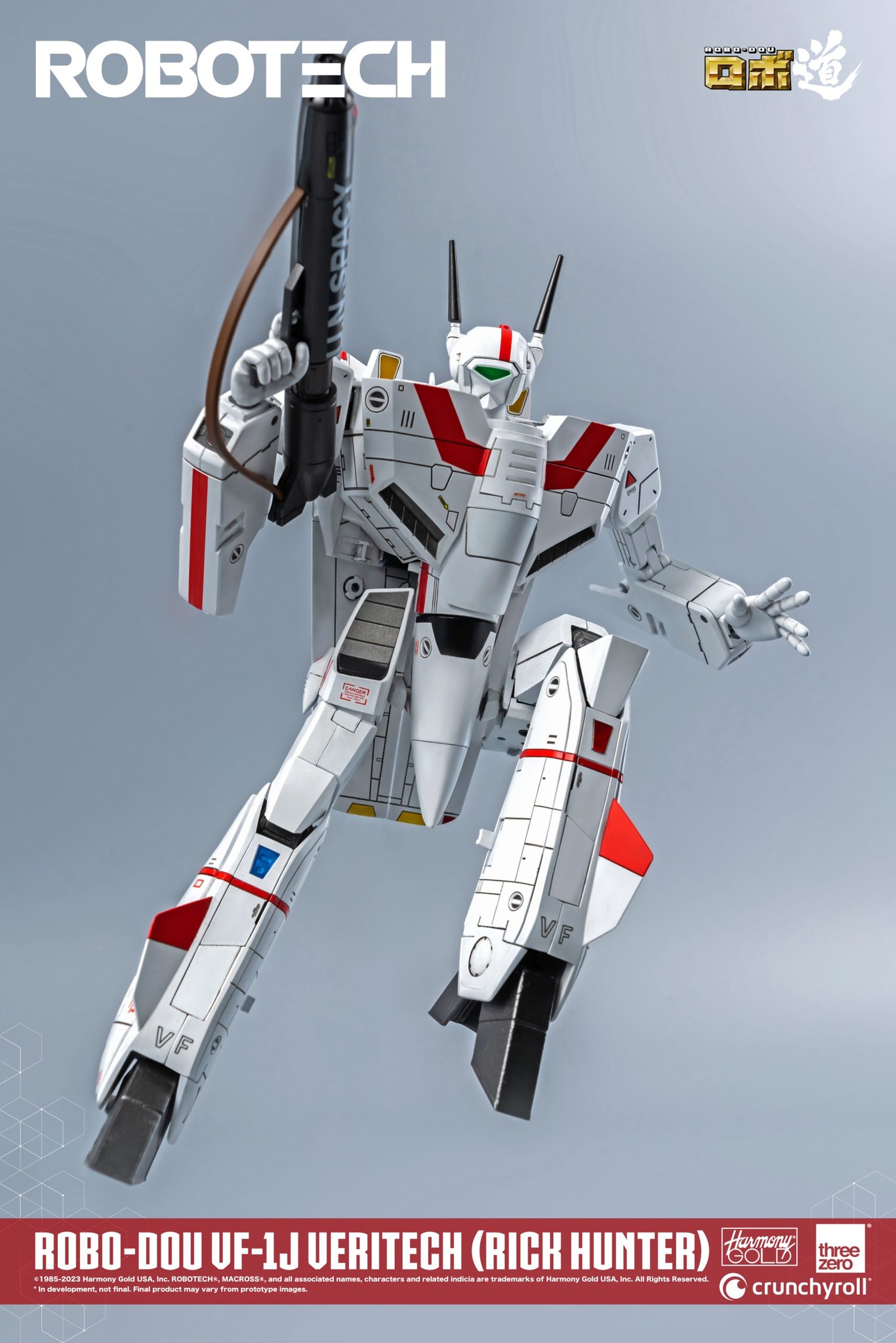 [สั่งจอง]threeZero 8” : Robotech - ROBO-DOU VF-1J Veritech (Rick Hunter)