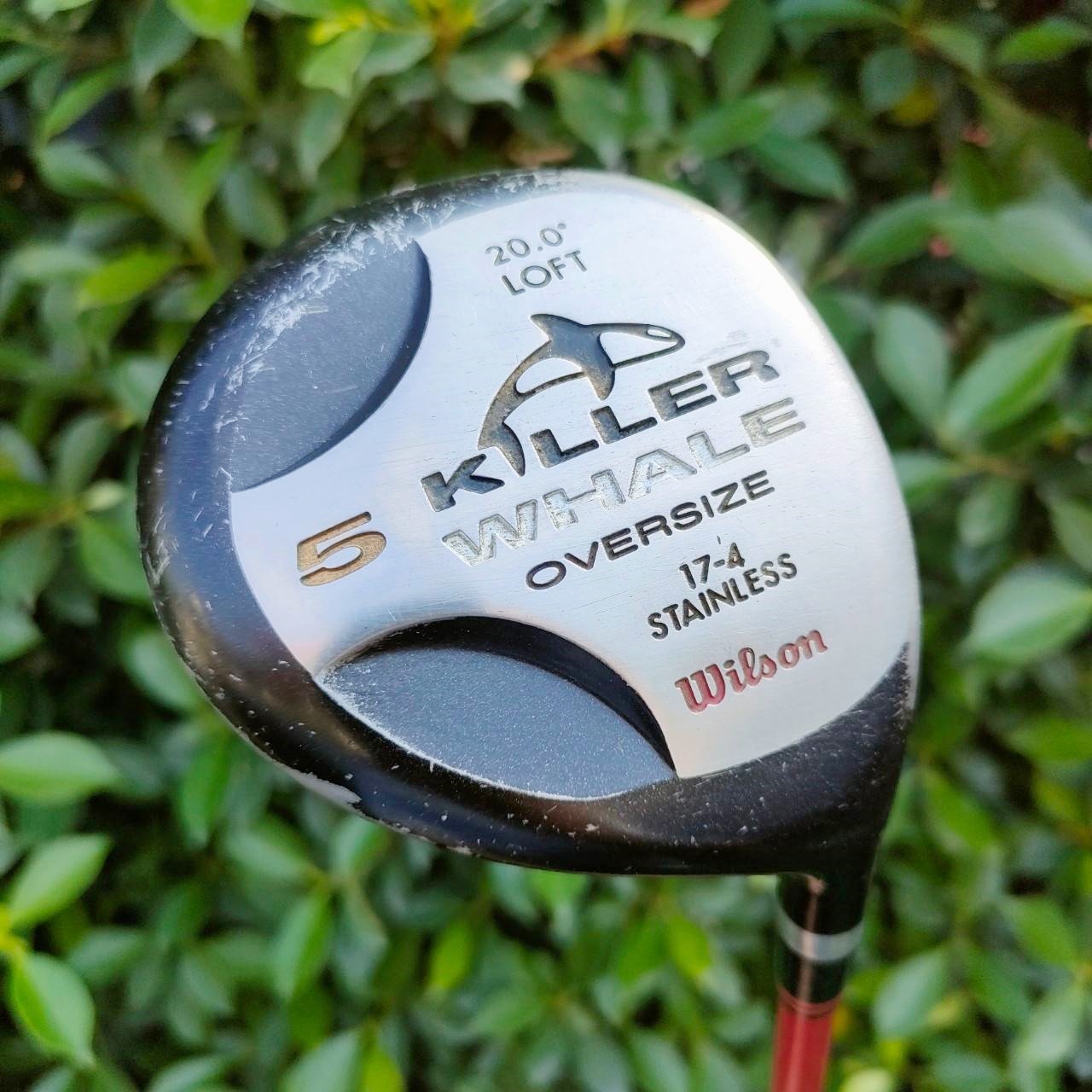 FW5 WILSON KILLER WHALE OVERSIZE องศา 20 ก้าน KILLER WHALE FLEX R ** กระดองมีรอยตำหนิ มีรูปให้ชมค่ะ **