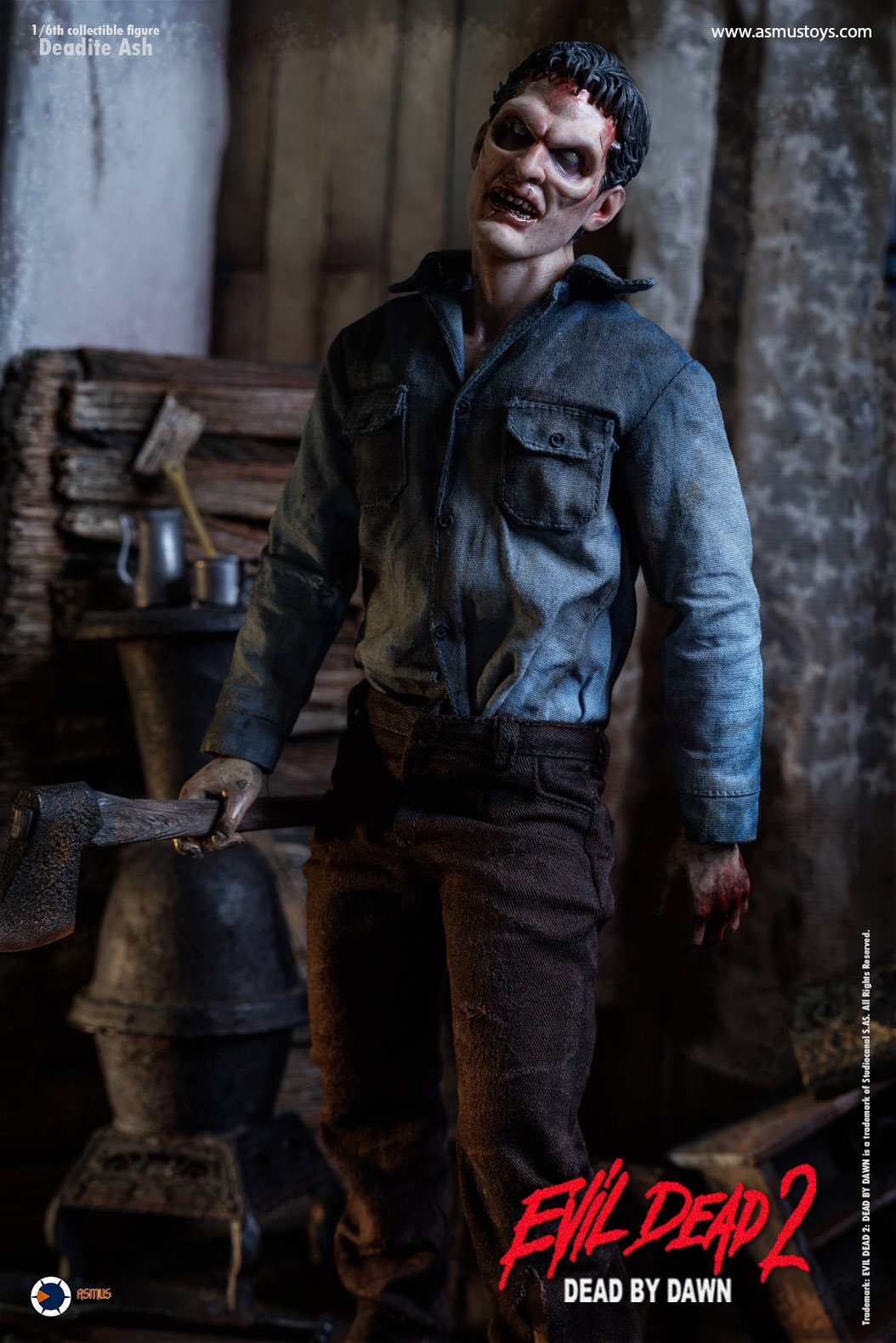 [สั่งจอง] ASMUS TOYS EDA002 1/6 : EVIL DEAD II SERIES: DEADITE ASH