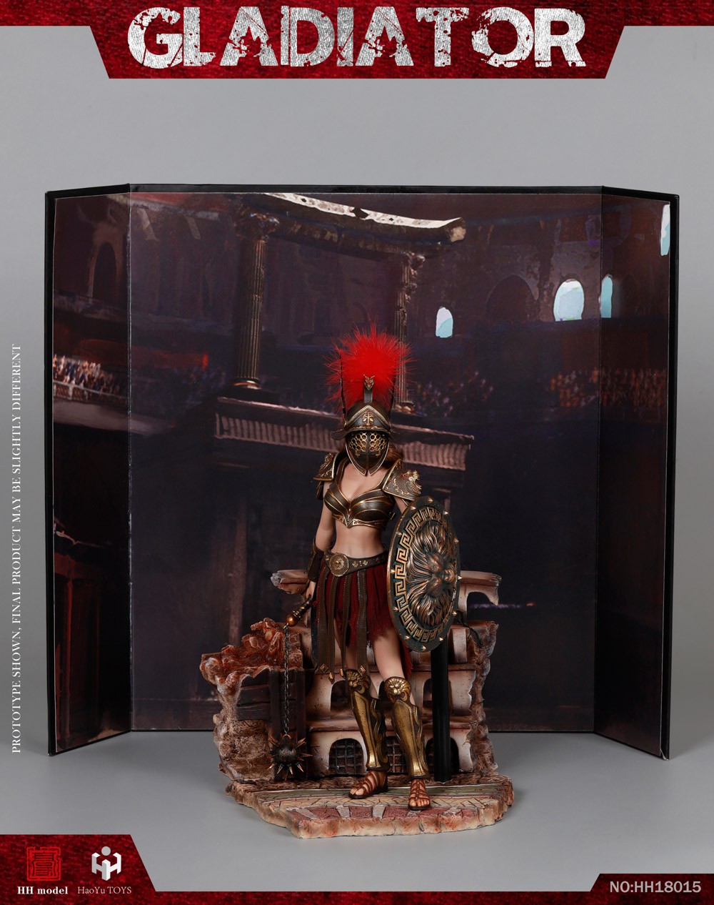 [สั่งจอง]HHmodel & HaoYuTOYS HH18014 Black /HH18015 Red 1/6 Scale : Imperial Legion-Imperial Female Warrior