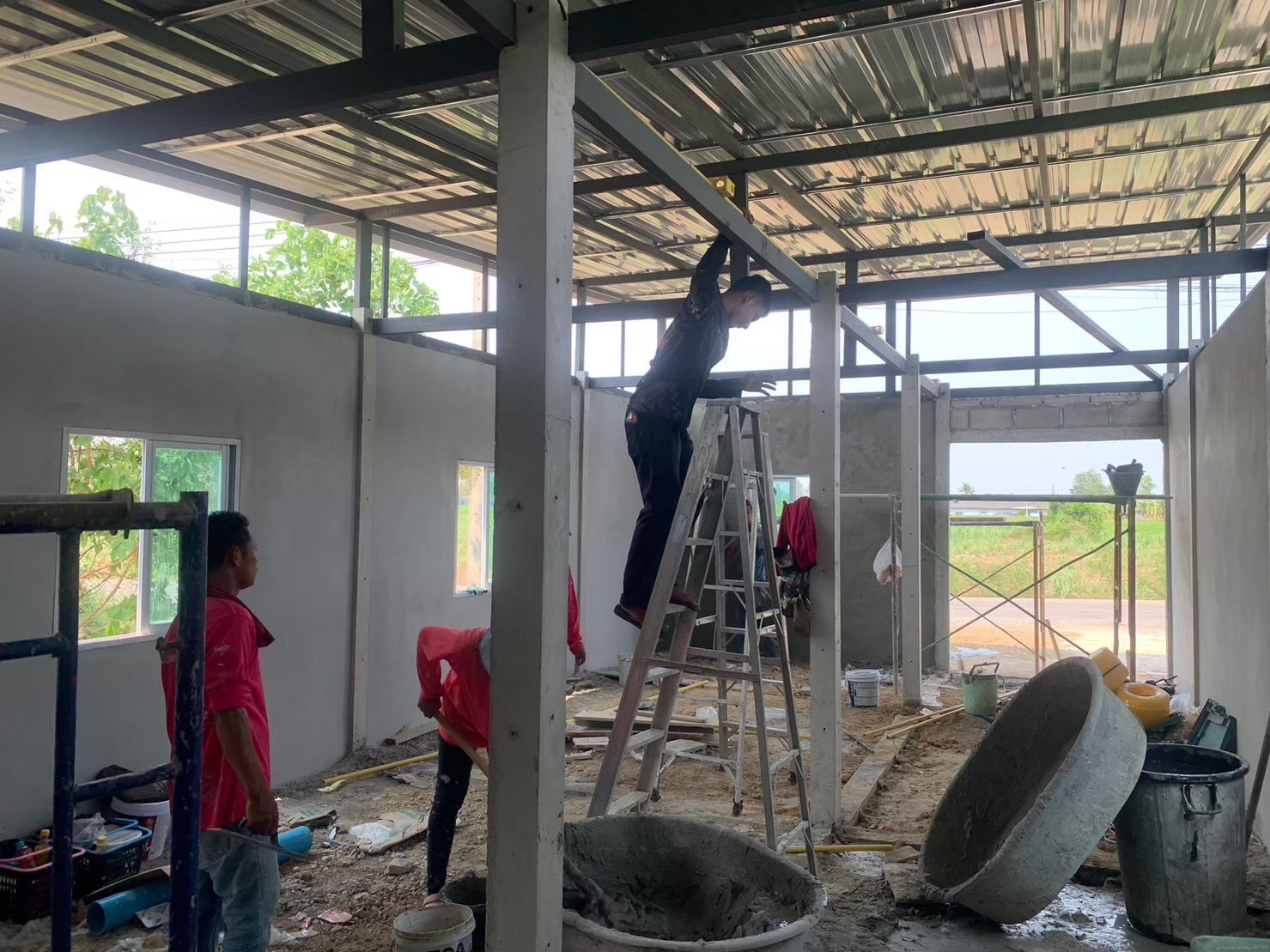 งานสร้างบ้านให้สามเณรพราหมณ์