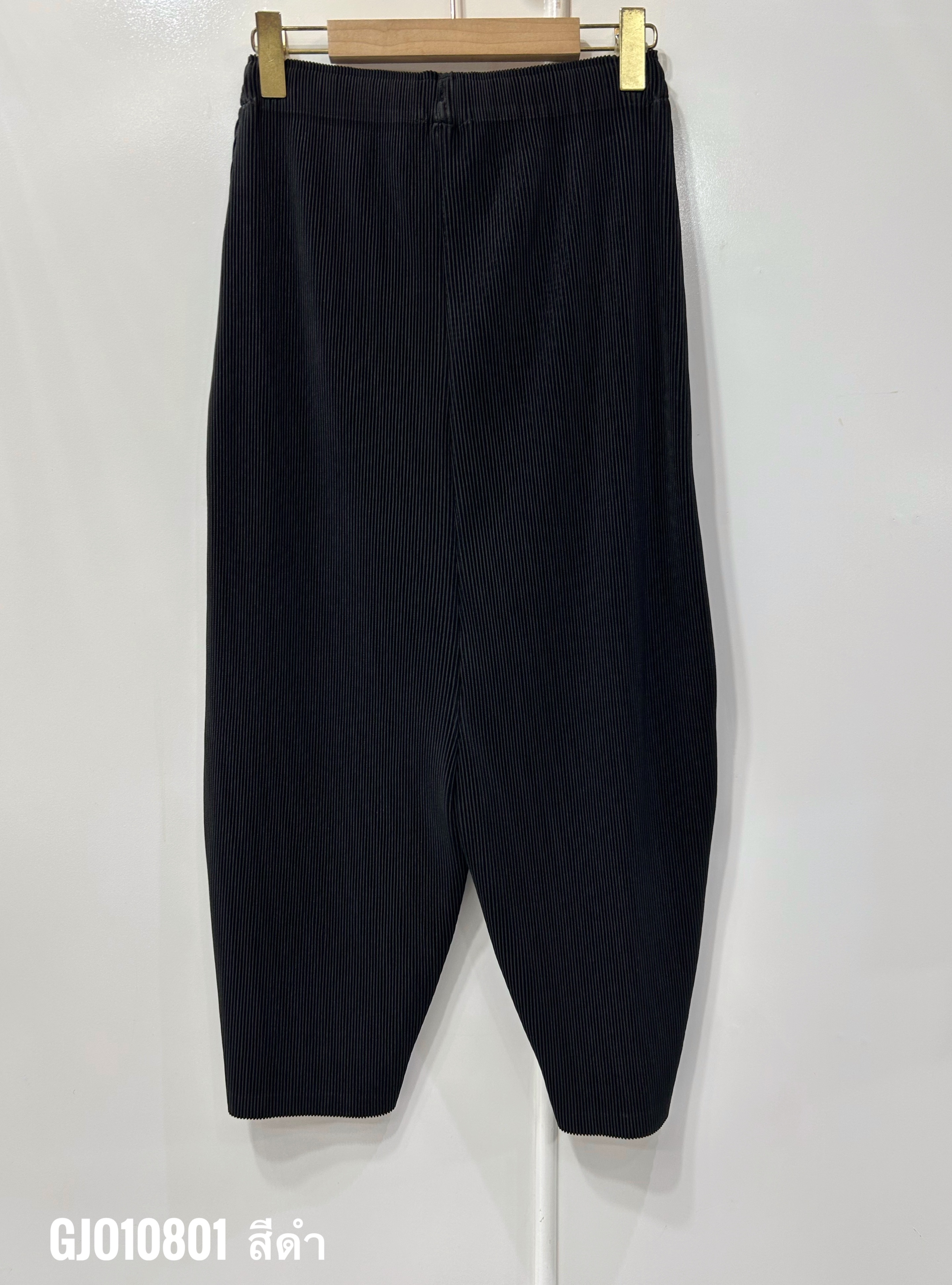 ยาว 34 นิ้ว 2MUAY รุ่น GJO10801 กางเกงอัดพลีท THICK HAREM PLEATED PANTS 2 สี FREE SIZE