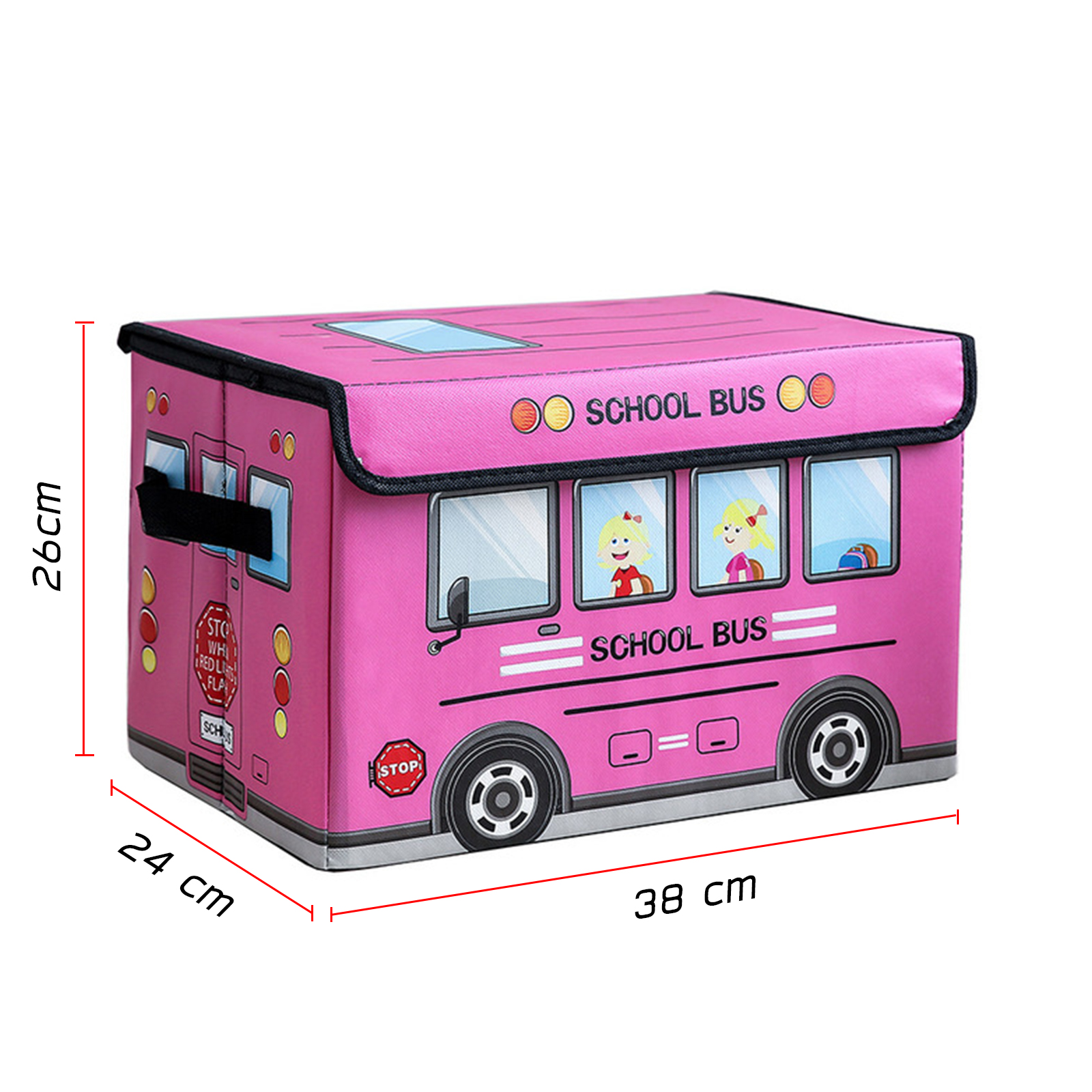 กล่องเก็บของ พับได้ หนัง PU พิมพ์ลาย ขนาด 38x25x25 คุณภาพดี ดีไซน์สวย มีให้เลือกหลายลาย