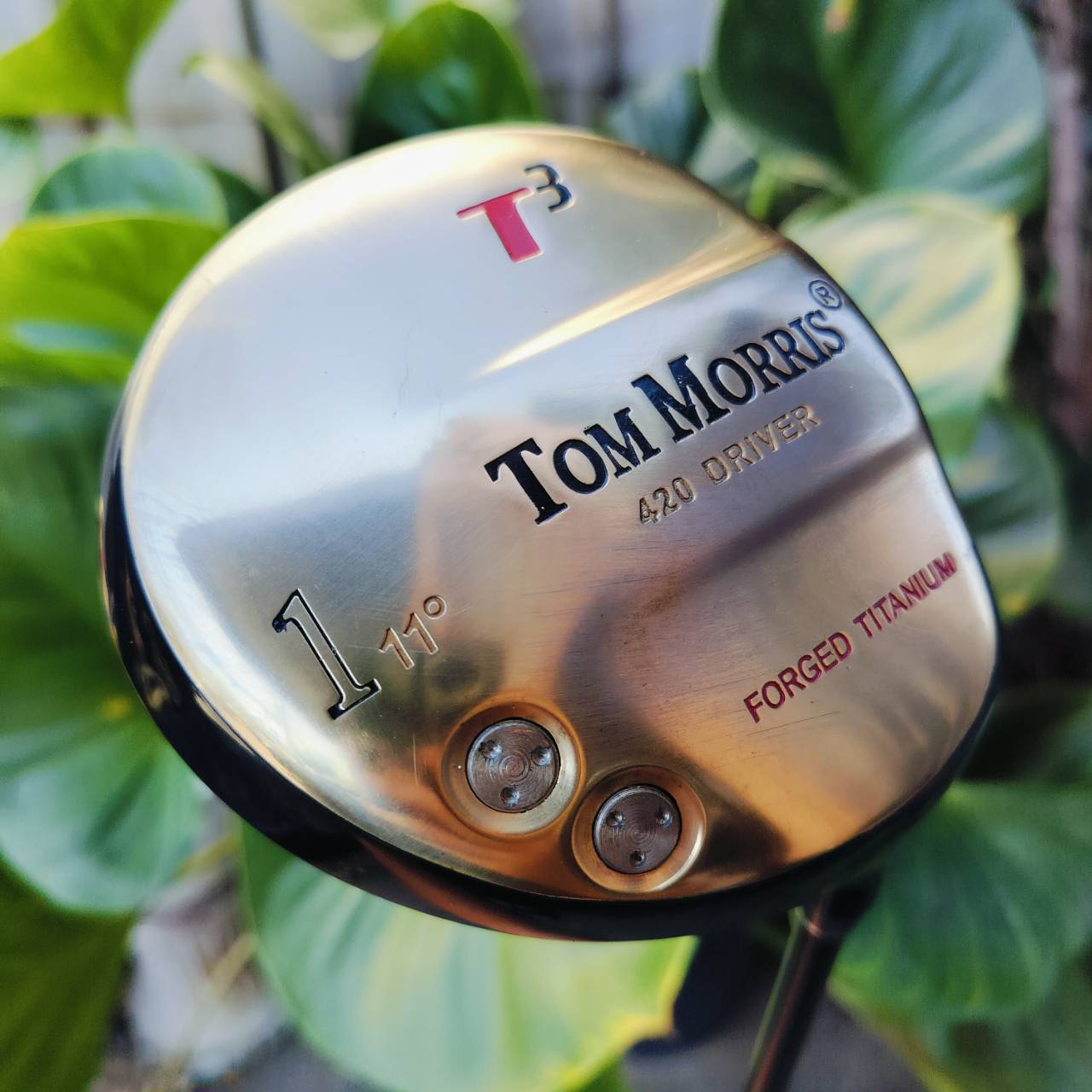 Driver TOM MORRIS 300 SPOON วัสดุ FORGED TITANIUM สวยจัดๆ สำหรับท่านที่ชอบงานพรีเมี่ยมฝั่งยุโรป สีสวยมาก ไม้กอล์ฟพรีเมี่ยมมือสอง ของแท้ By NakaraLuxurious