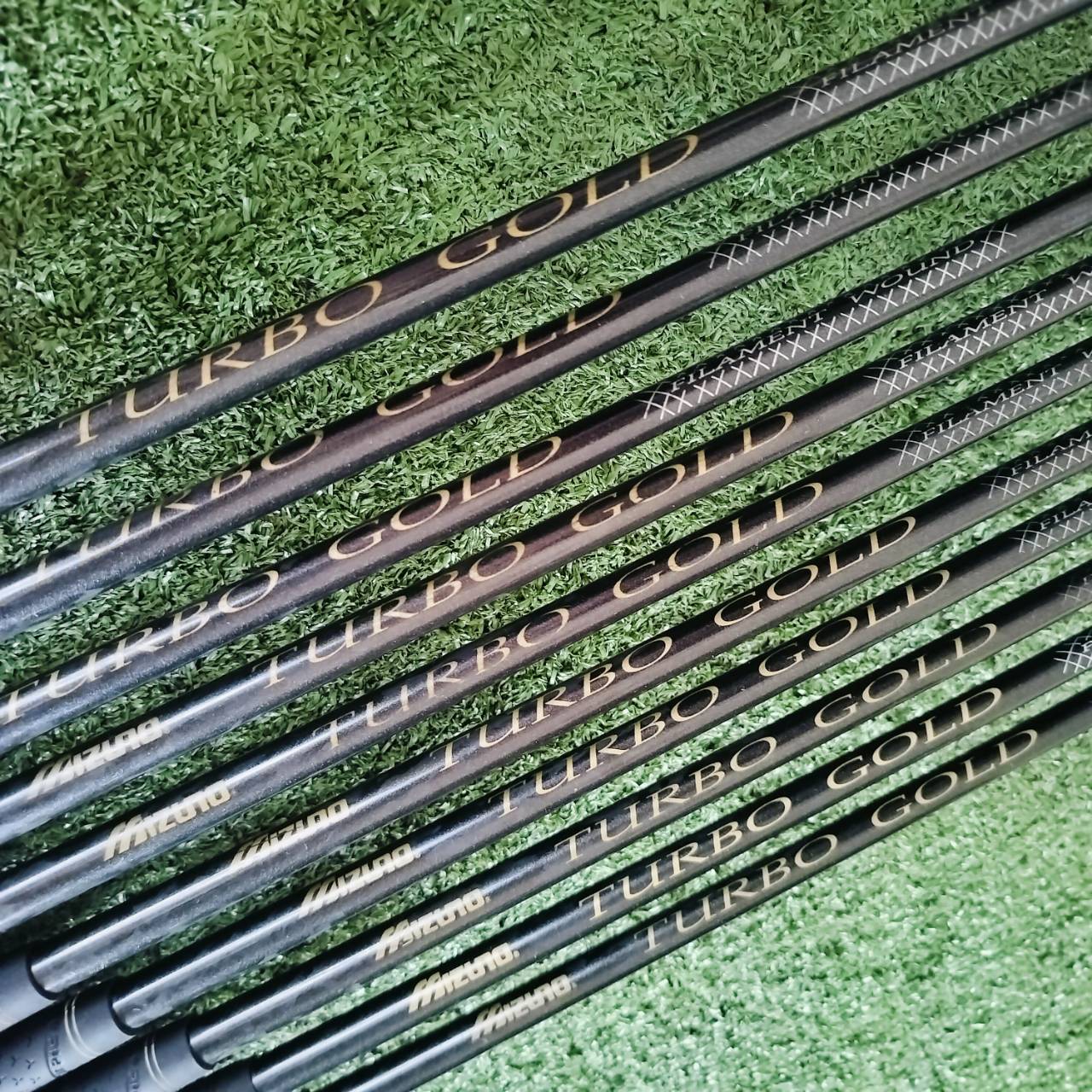 ชุดเหล็ก MIZUNO T-ZIOD หน้าเด้ง!!! TITANIUM INSERT ชุดใหญ่ 10 ชิ้น มี 3-9 P S F ครบ ก้านถัก TURBO GOLD FLEX R ชุดเหล็กญี่ปุ่น MADE IN JAPAN ไม้กอล์ฟพรีเมี่ยมมือสอง ของแท้ By NakaraLuxurious