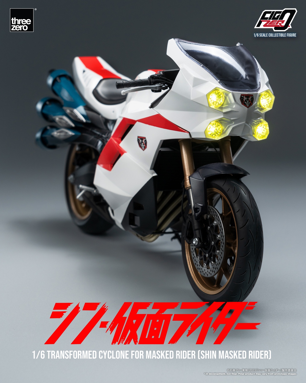 [สั่งจอง]Threezero FigZero 1/6 3Z04900W0 SHIN MASKED RIDER - Transformed Cyclone for Masked Rider