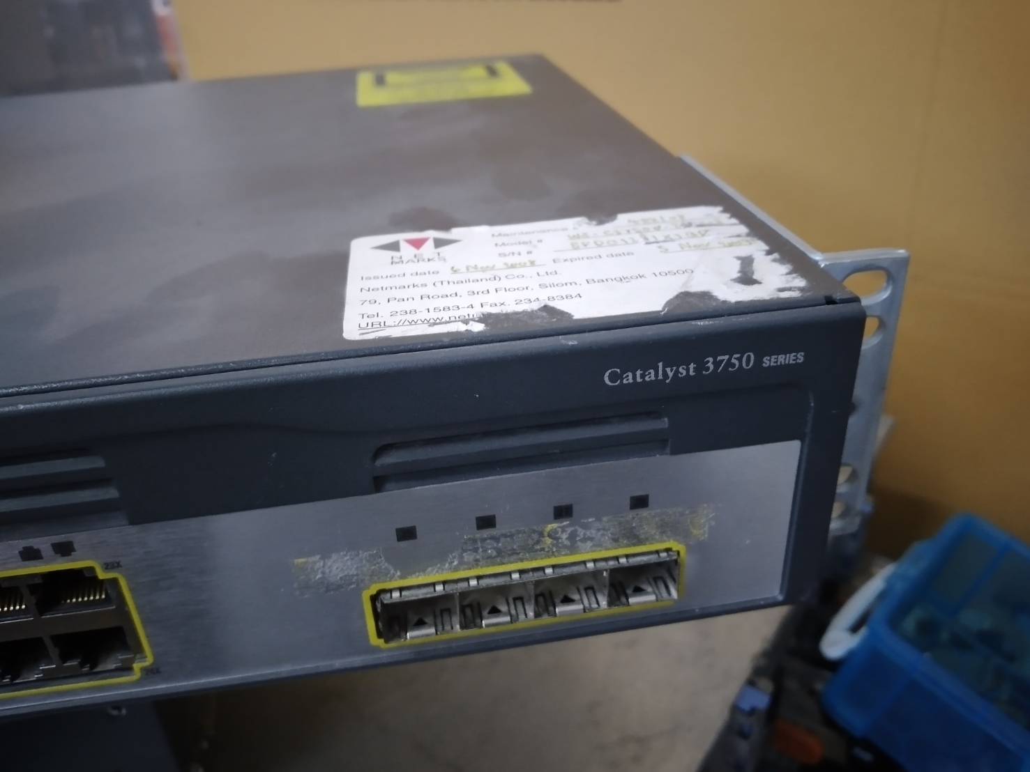 WS-C3750G-24TS-S - Catalyst 3750 24 10/100/1000 + 4 SFP Std