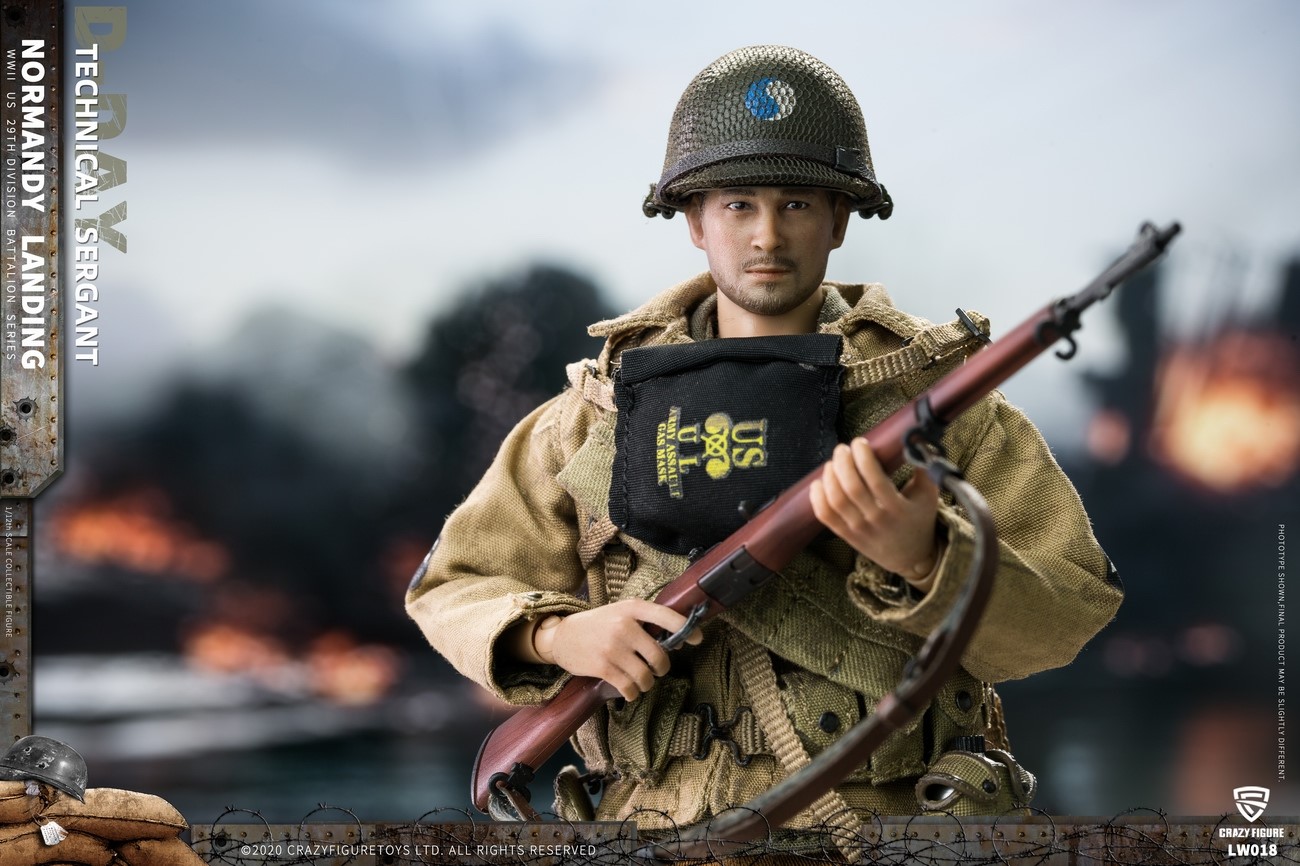 [สั่งจอง]Crazy Figure 1/12 : WWII U.S. Rangers On D-Day