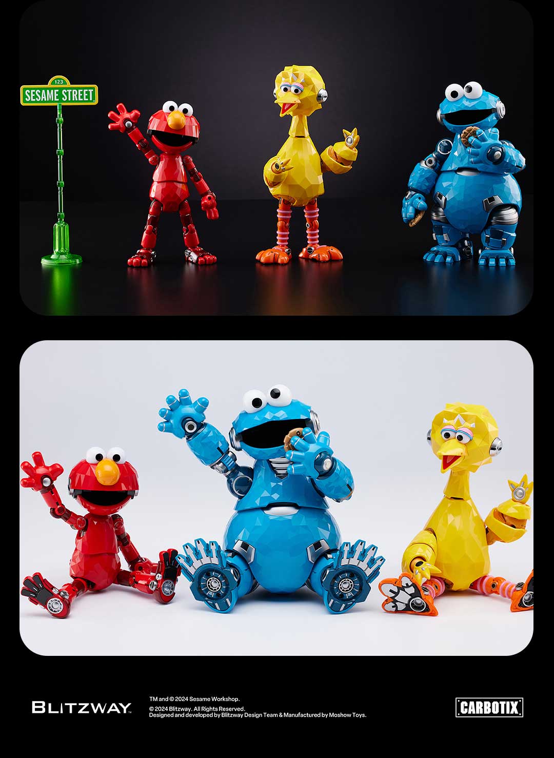 [สั่งจอง]BLITZWAY Carbotix : Sesame Street - Elmo (17 Cm)