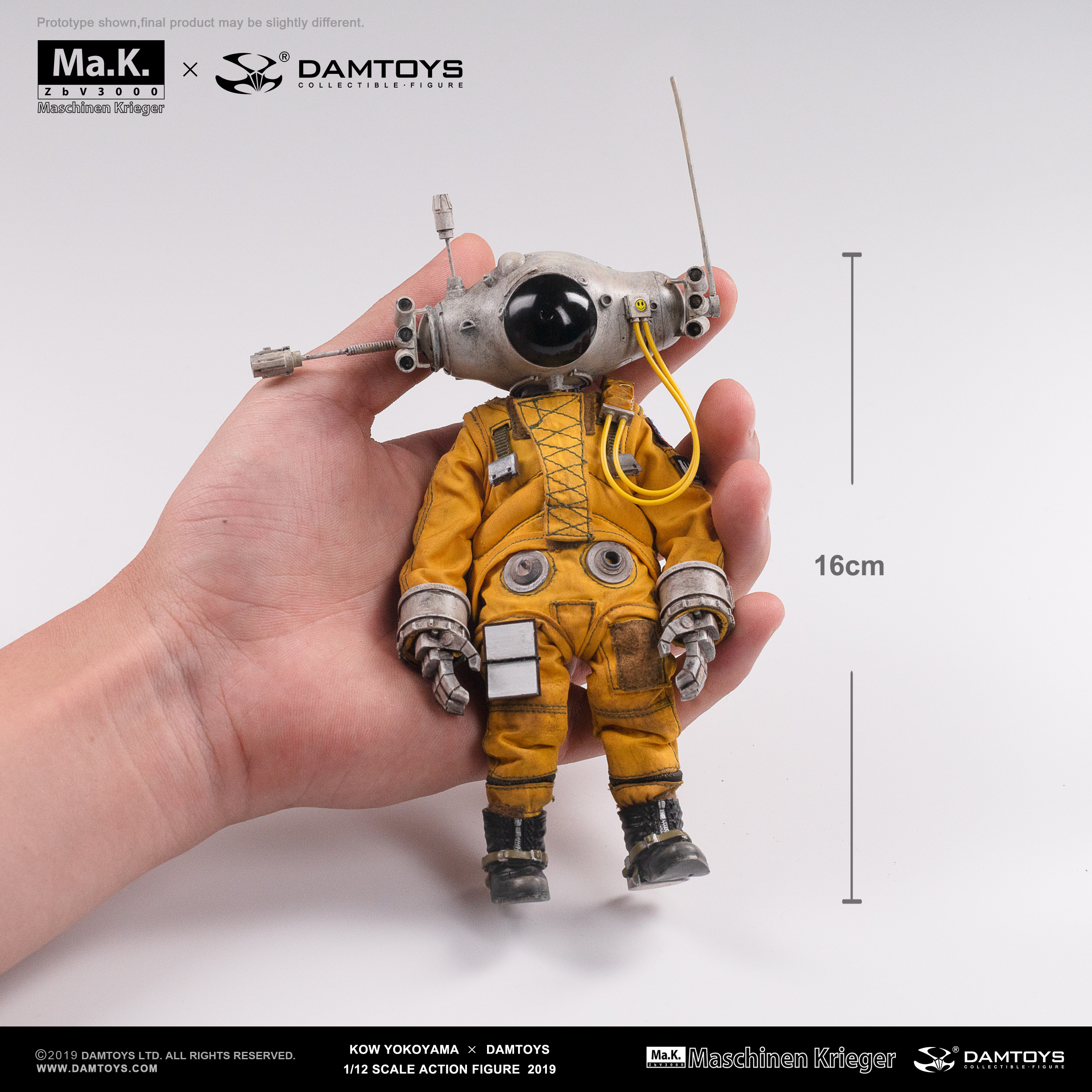 [สั่งจอง] Damtoys x Kow Yokoyama (CS018) Gans Boy U-2 1/12 action figure