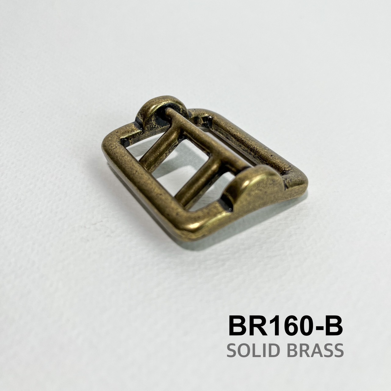 ฺBR160-ฺB หัวเข็มขัดทองเหลืองทำผิวสนิม ขนาด 38มิลหรือ 1.5นิ้ว ** ราคาต่อชิิ้น**