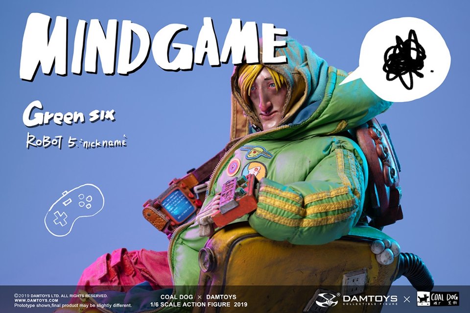[สั่งจอง] Damtoys x Coal Dog ZP003 Mindgame series GREEN SIX 1/6 Action figure